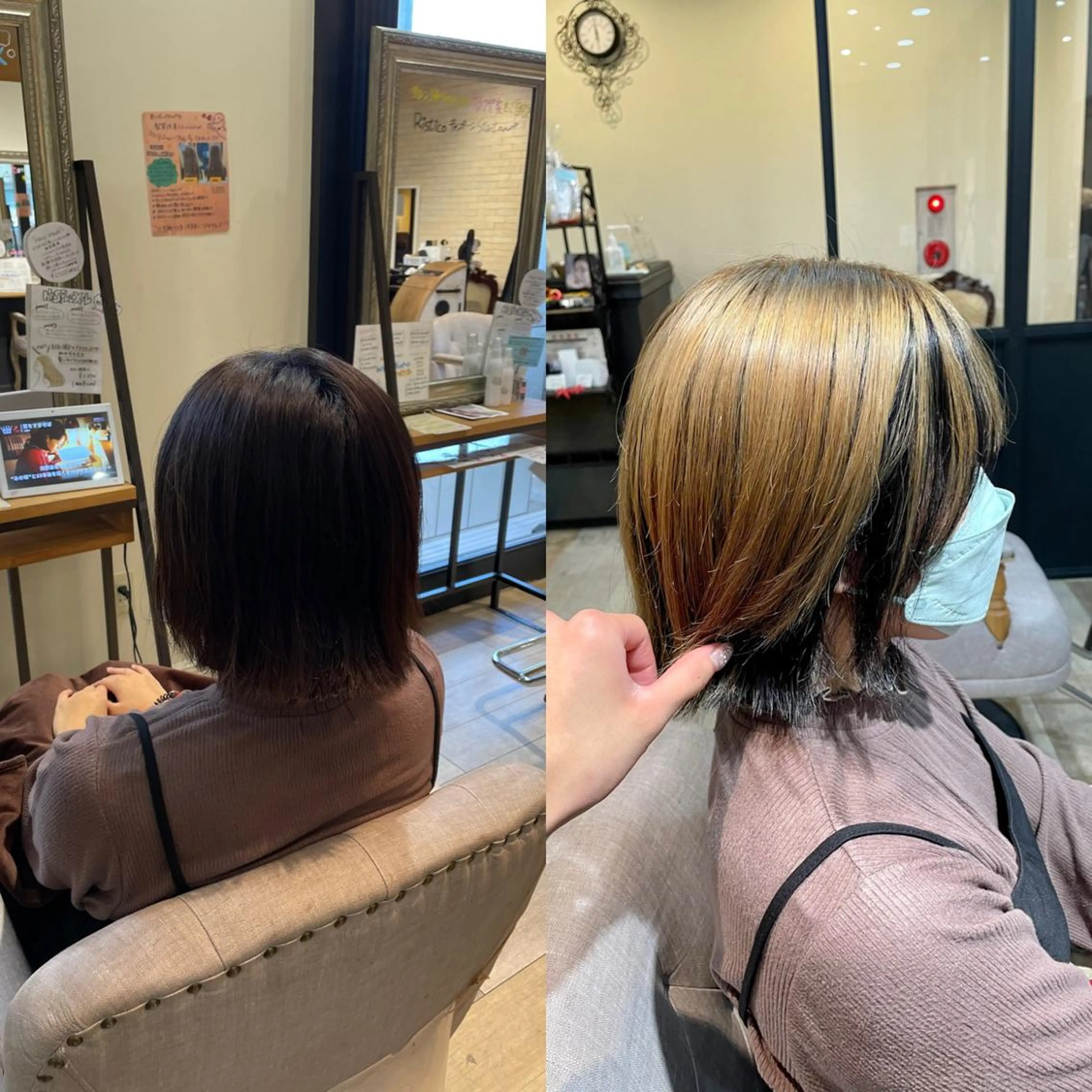 ミディアム 亀川蓮 Agu hairのヘアスタイル