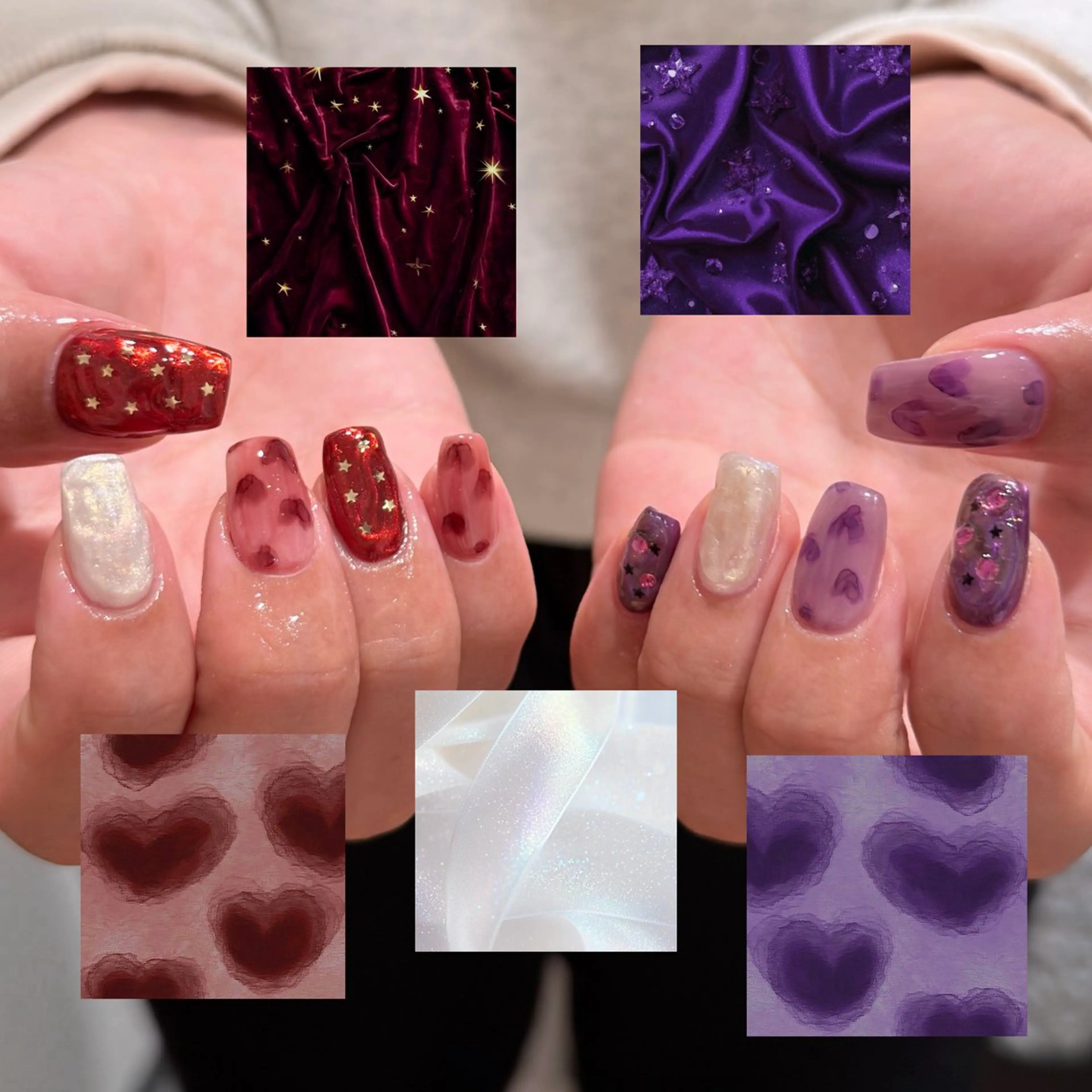 ネイル ハンドネイル 🎀 Hiyubi._.nail 🫧所属・🎀フェイ フェイ🫧💗のネイルデザイン