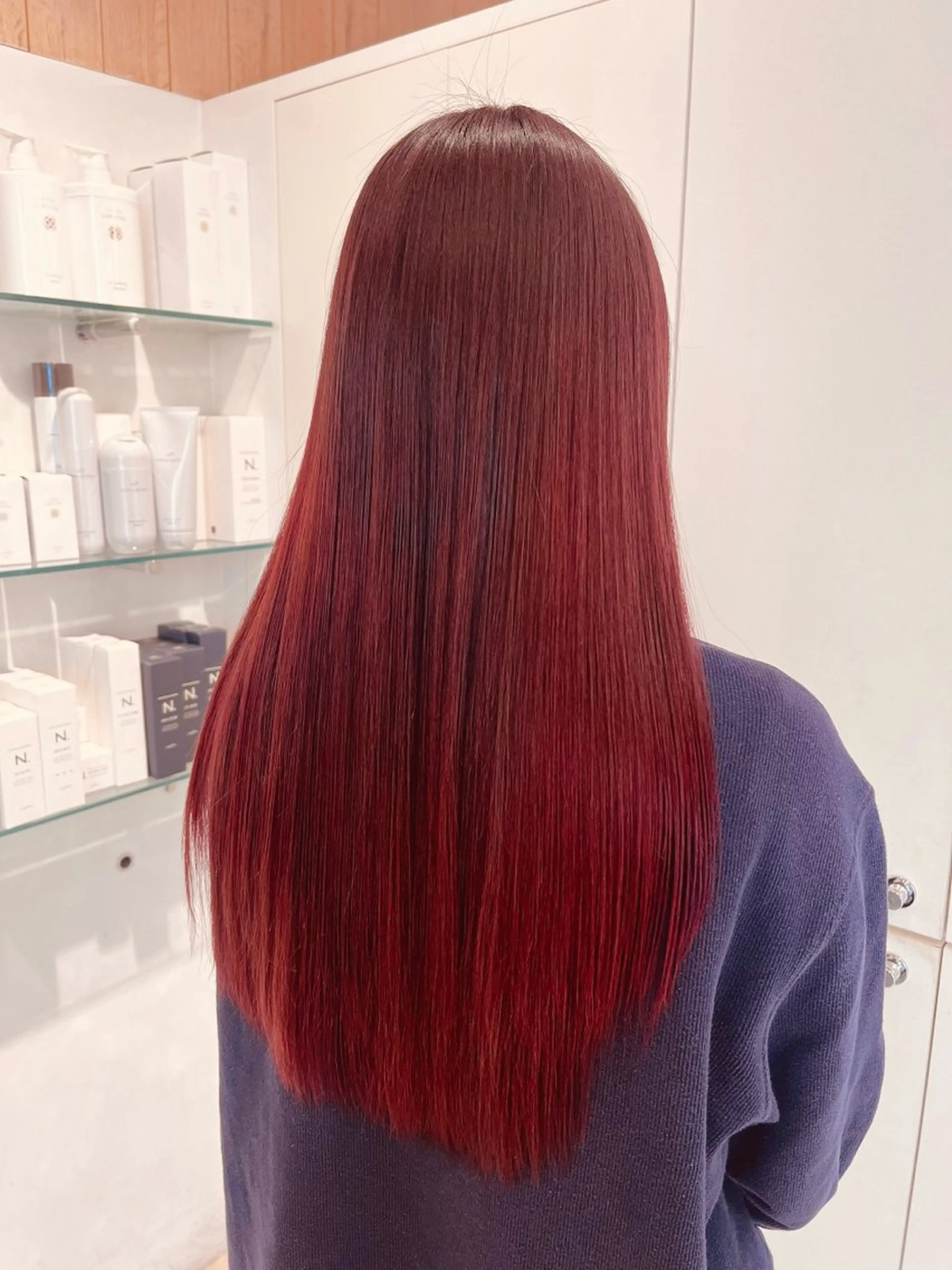 セミロング あらい しほのヘアスタイル