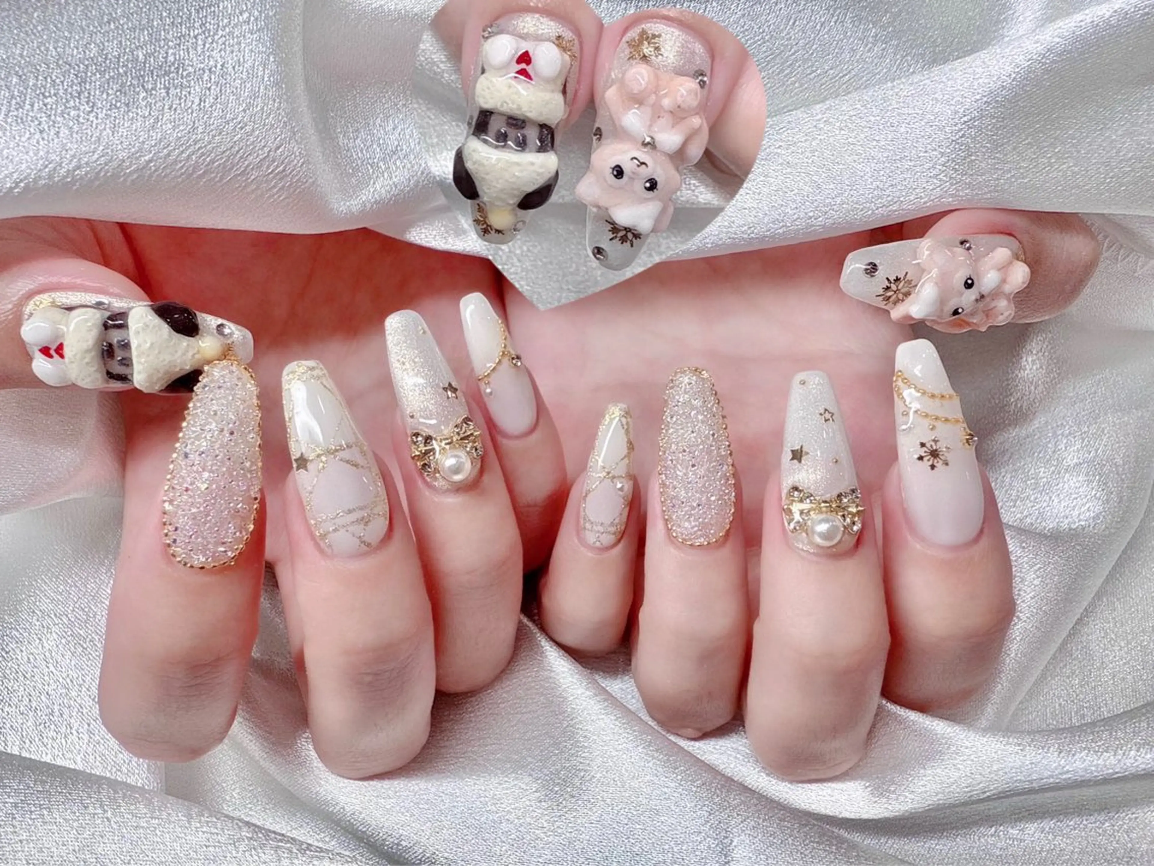 ネイル 長さだし専門店 M2 rikaのネイルデザイン