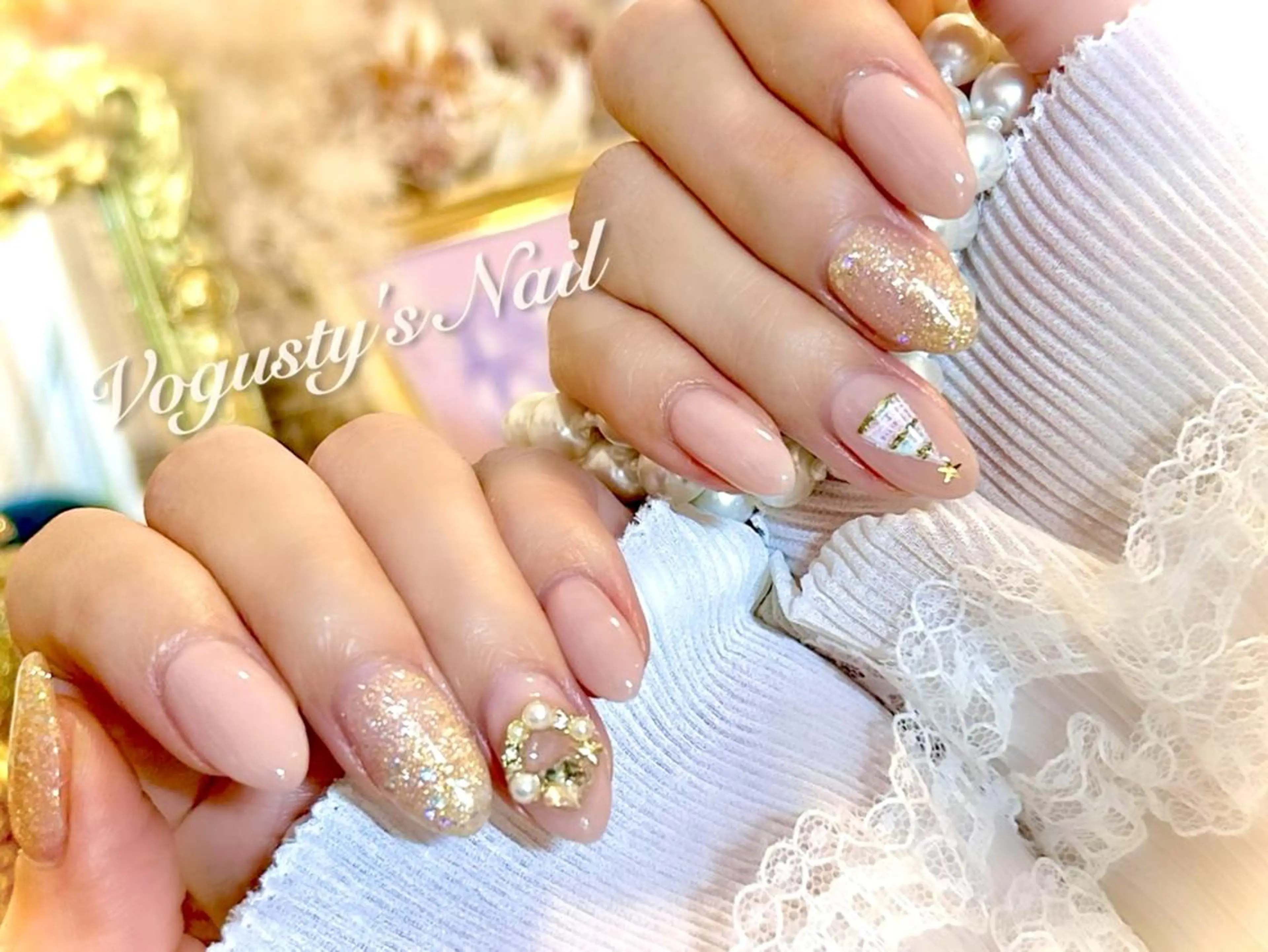 【オフあり】Xmasネイル 選べるアートorパーツの写真