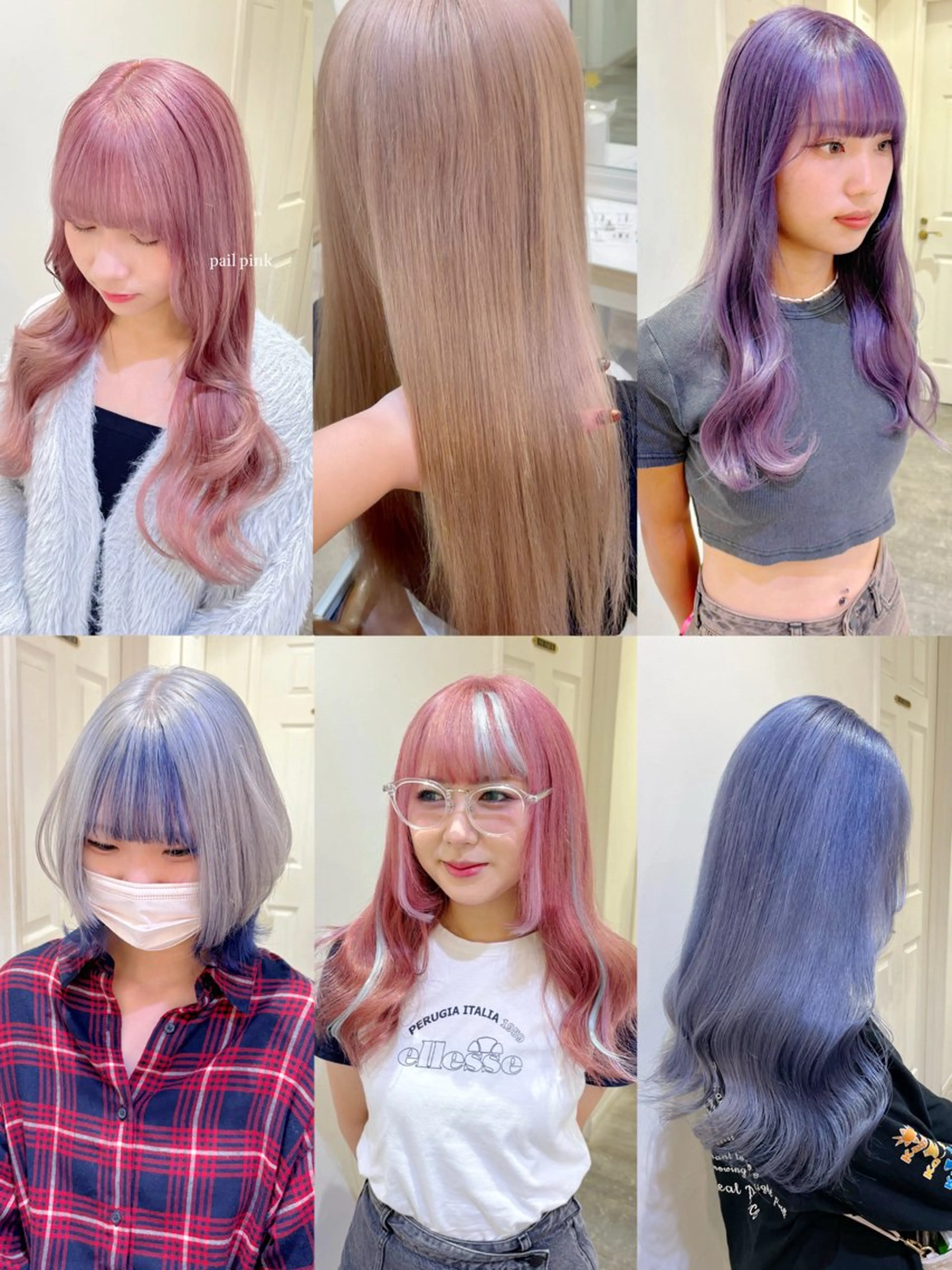 セミロング カラー ブリーチ ハイトーンカラー ヘアカラー エクステ/ハイトーン 🐏☁️miminaのヘアスタイル