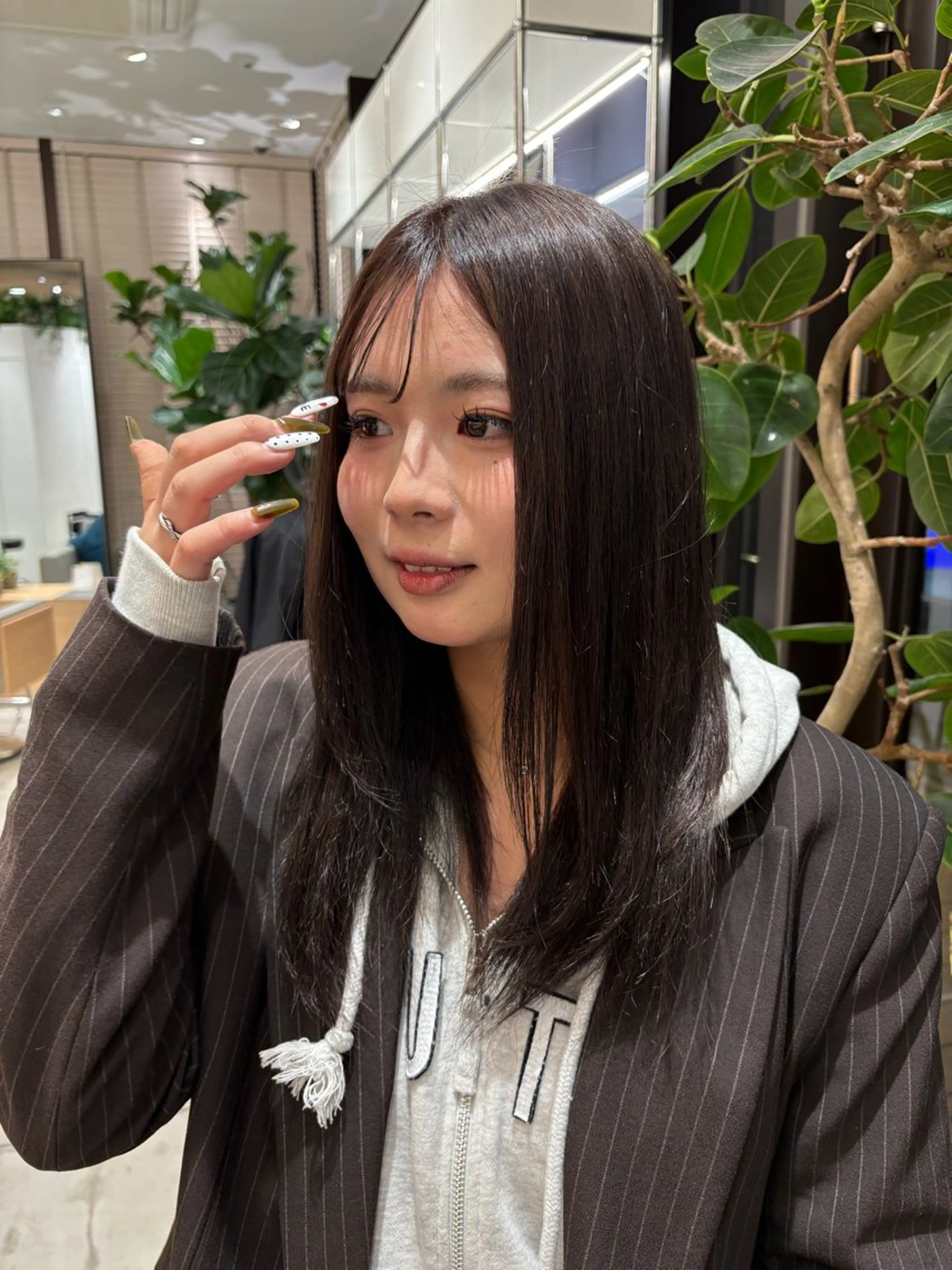 セミロング ヘアカラー stair:case ✨加藤由都✨のヘアスタイル