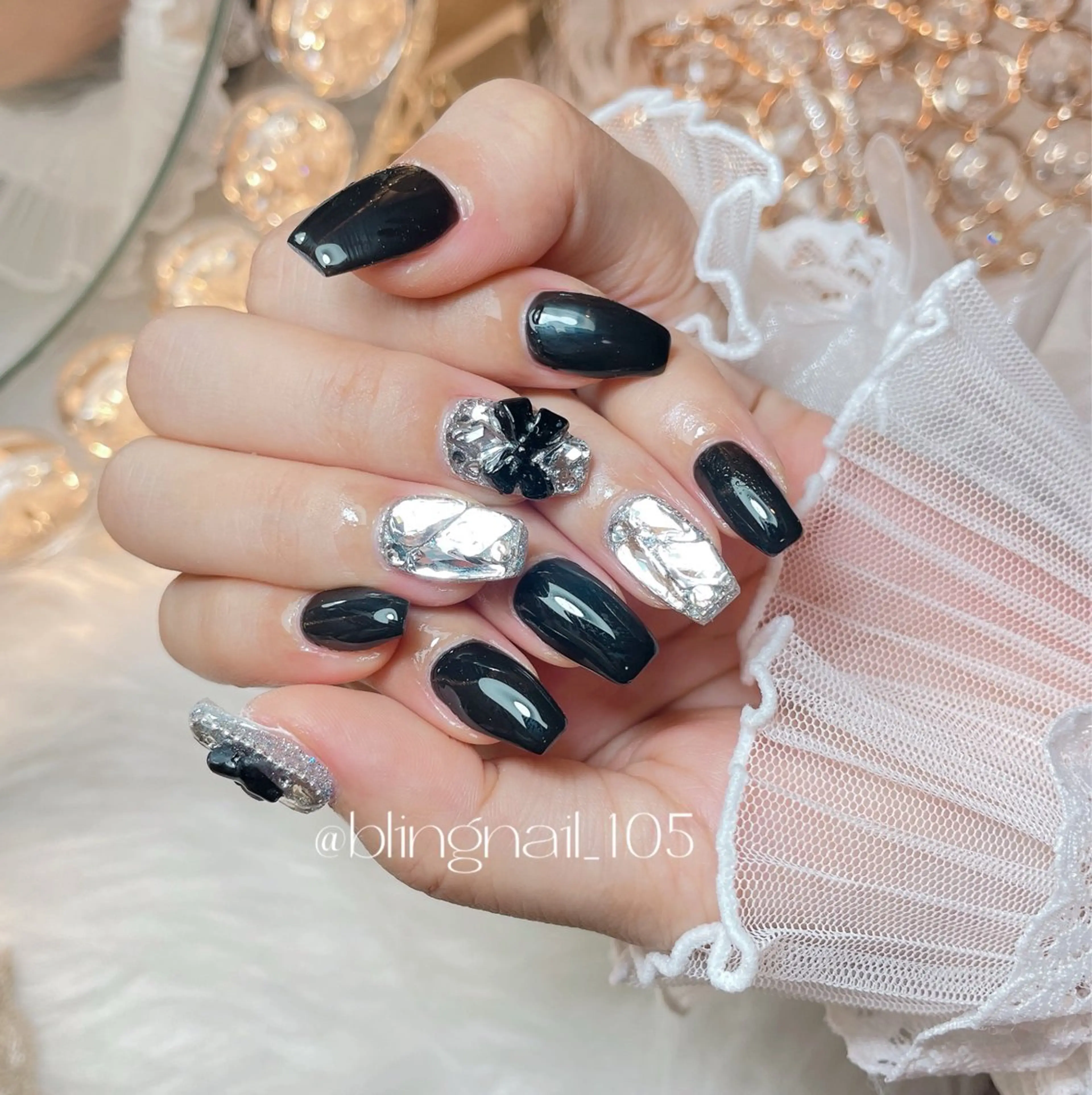 ネイル 23時まで❤︎韓国、 ワンホンネイルのネイルデザイン