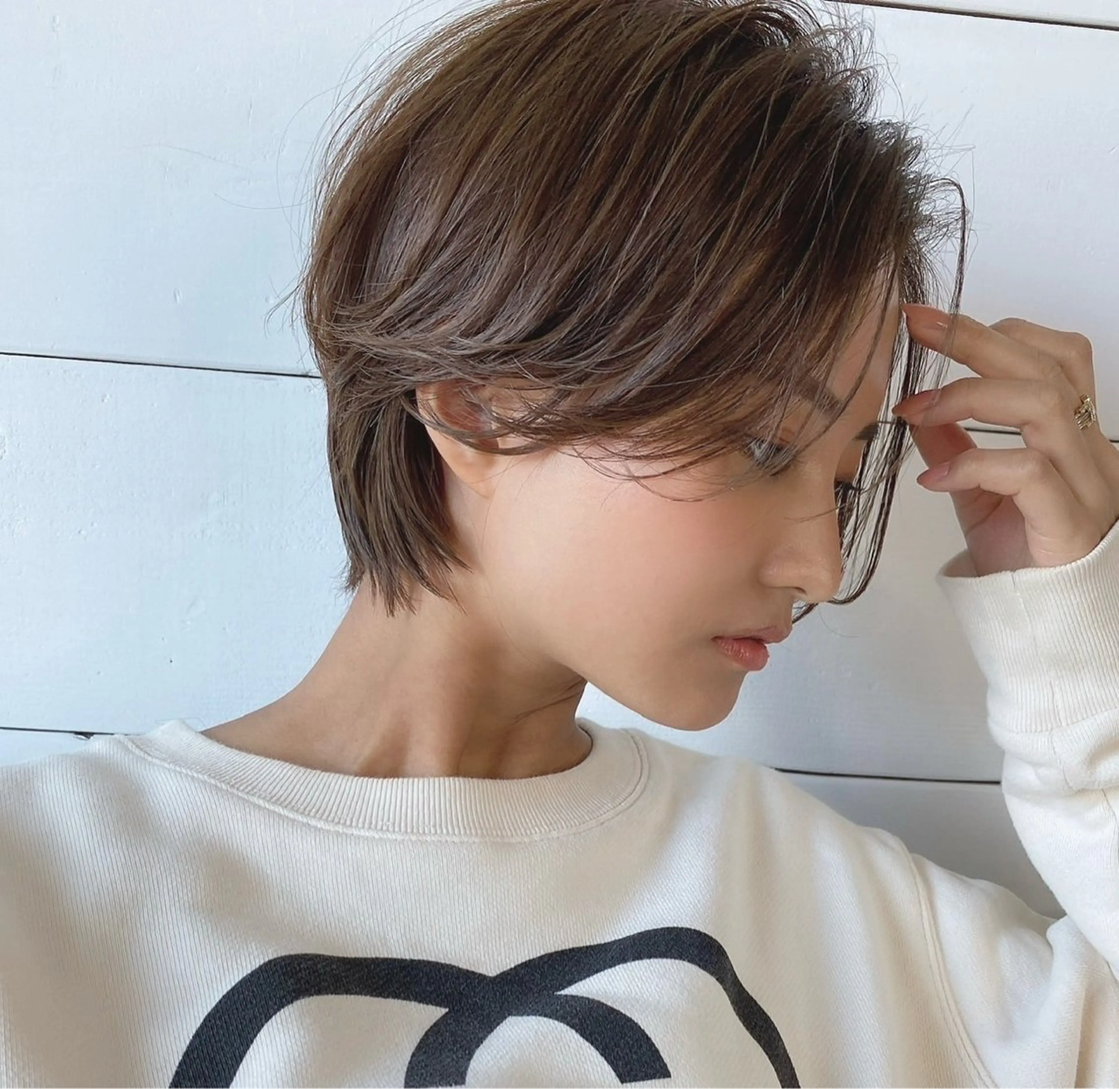 ショート カラー attrait 茅ヶ崎店【アトレ】所属・attrait茅ヶ崎 関根美歩のヘアスタイル