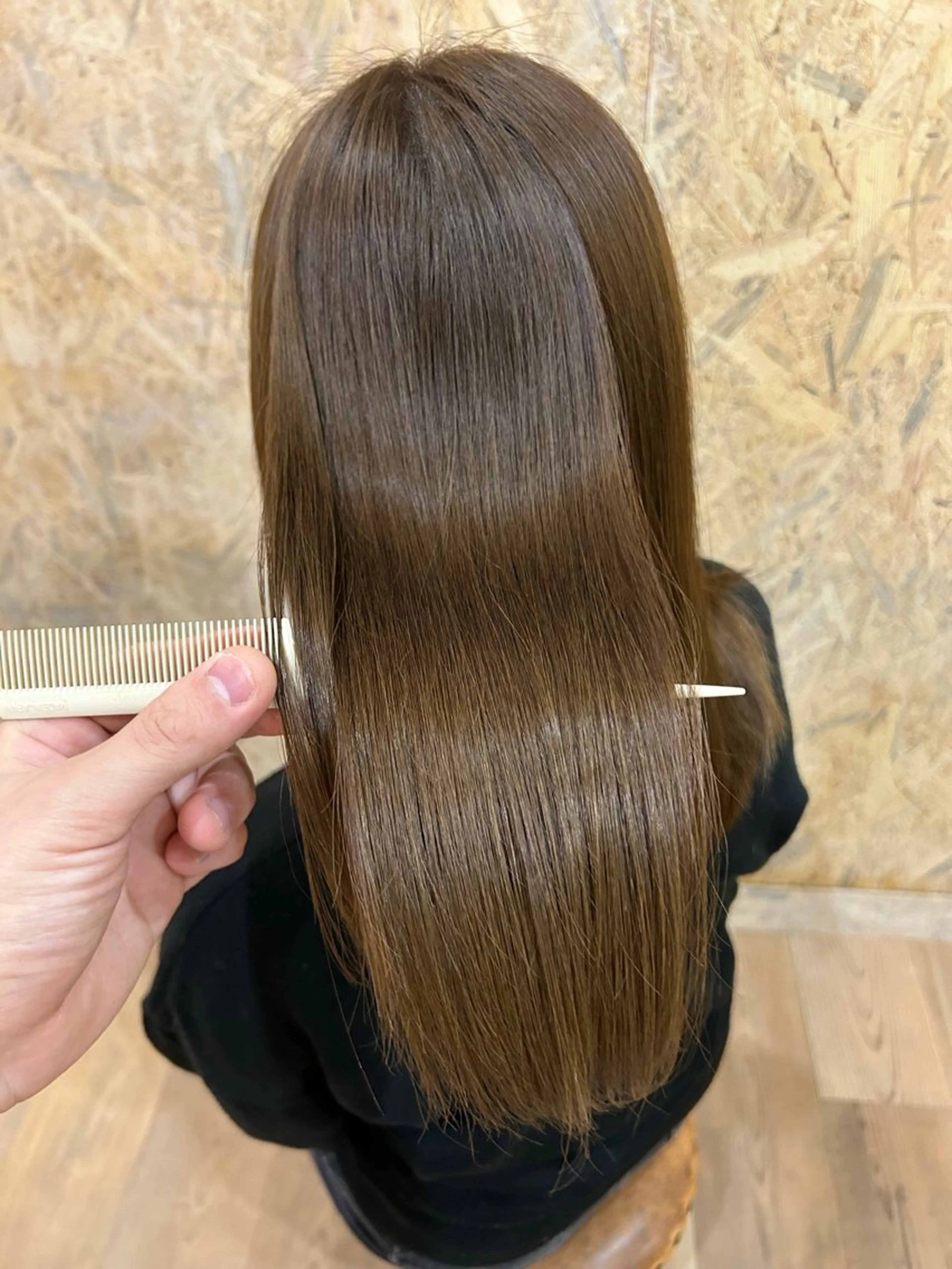 カラー＋髪質改善トリートメントの写真