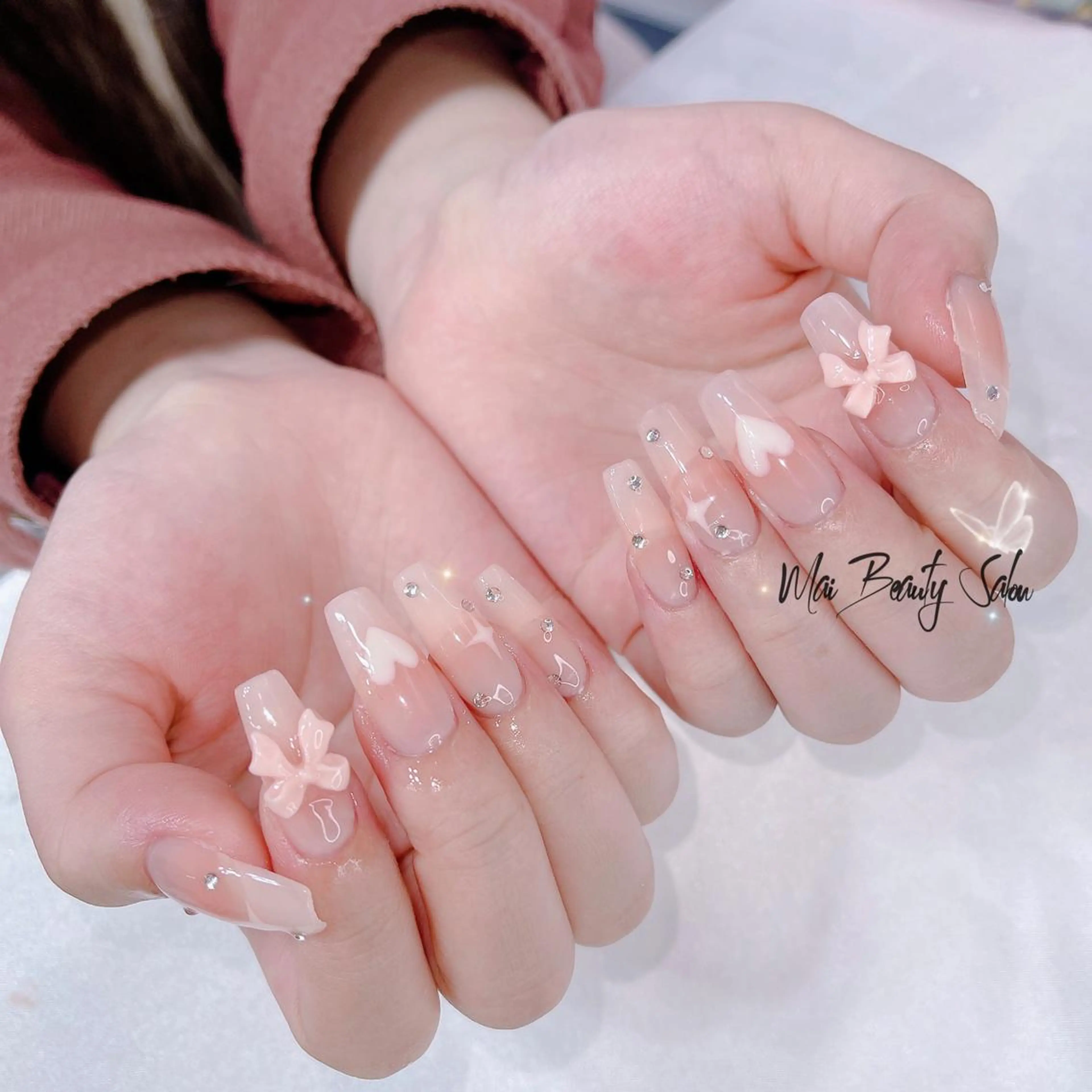 ネイル フットネイル ジェルネイル マグネットネイル パラジェル ワンホンネイル MaiBeauty Niのネイルデザイン