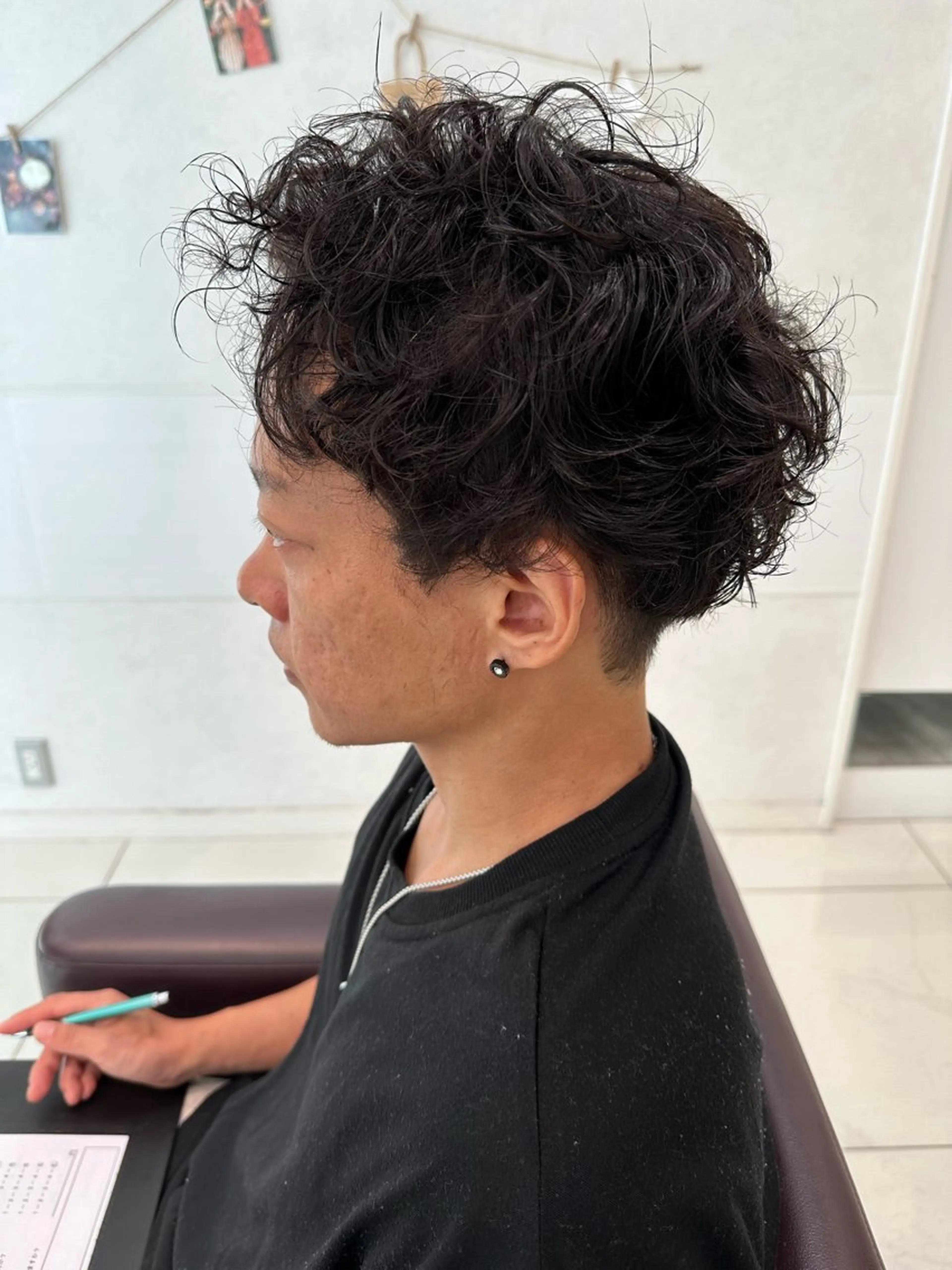 パーマ メンズ メンズパーマ カット パーマ 艶カラー/縮毛矯正/ ブリーチカラー/みなのヘアスタイル