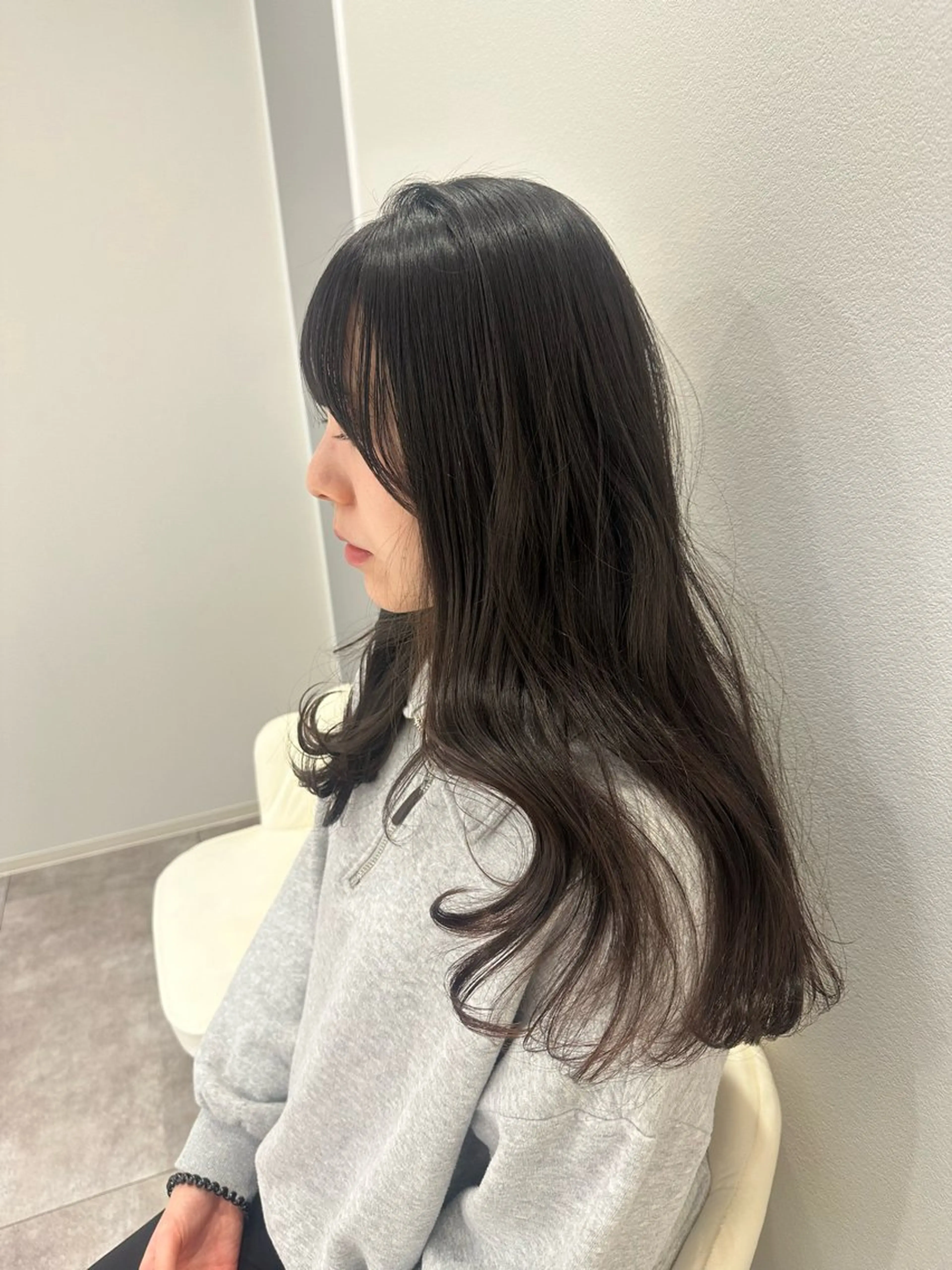 ロング 顔周りカット カット ヘアカラー トリートメント I'sland【アイランド】所属・NAKAHARA TSUKUSHIのヘアスタイル