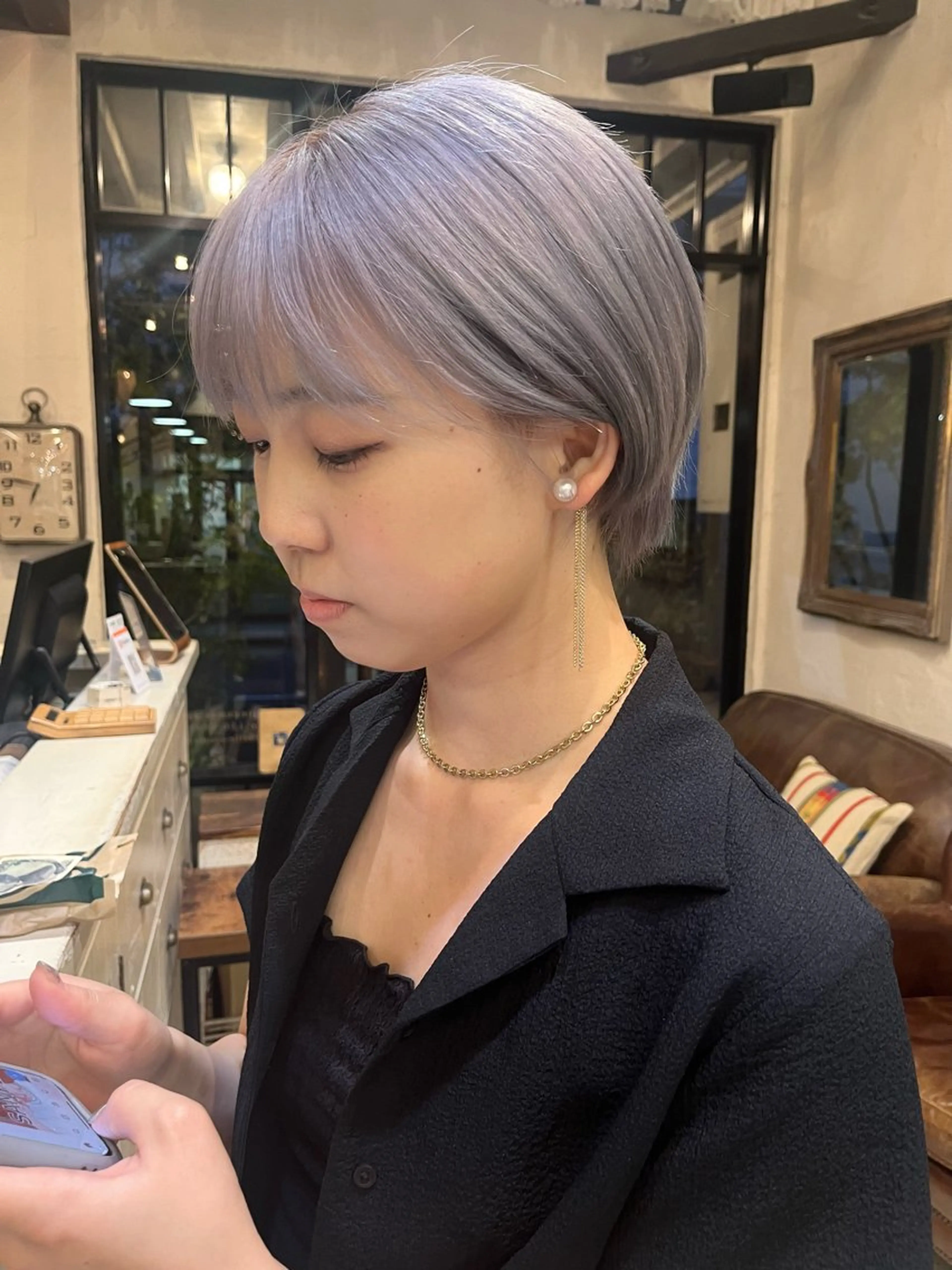 ショート カラー rise /メンズカットのヘアスタイル