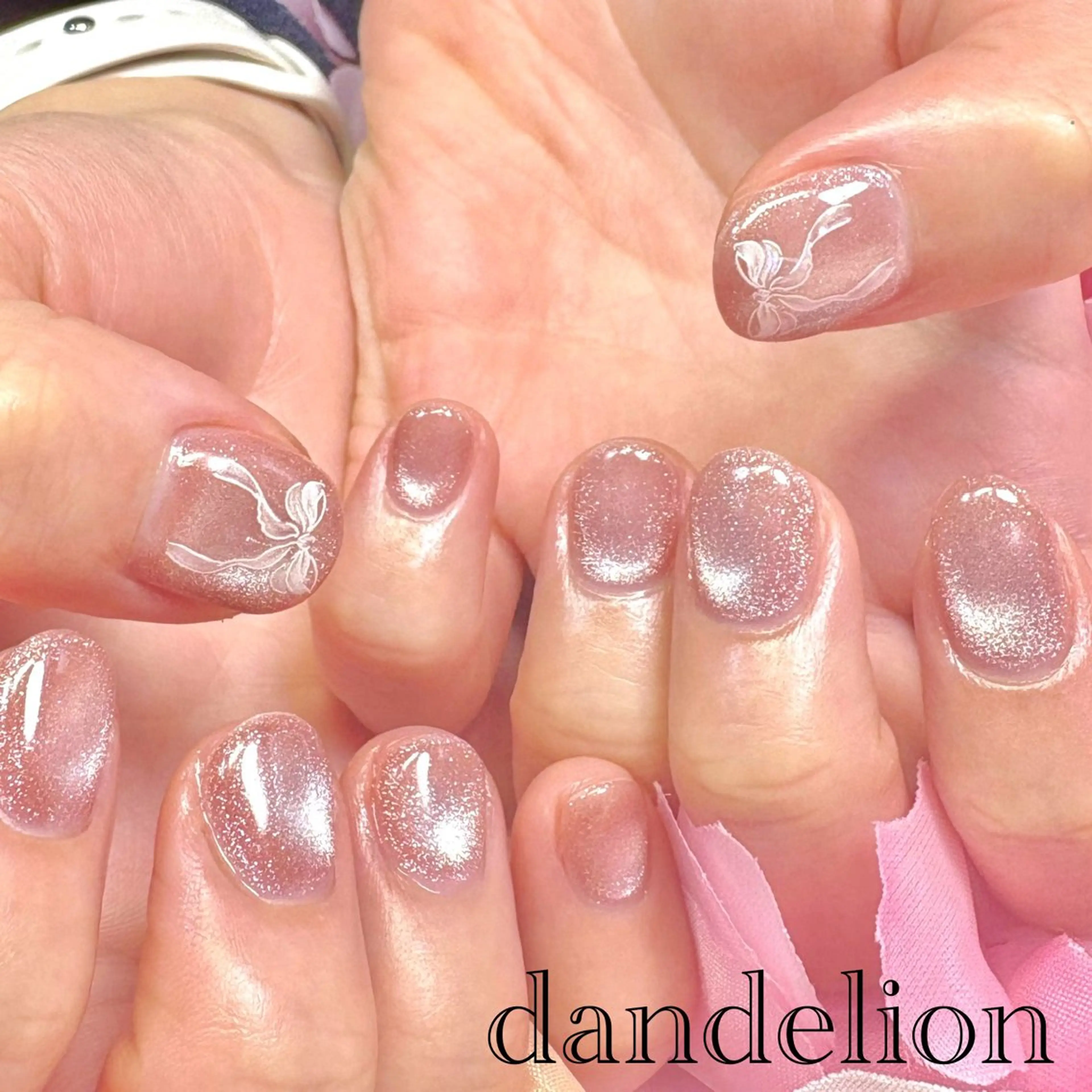 ネイル ハンドネイル ハンドケア dandelion ダンデライオンのネイルデザイン