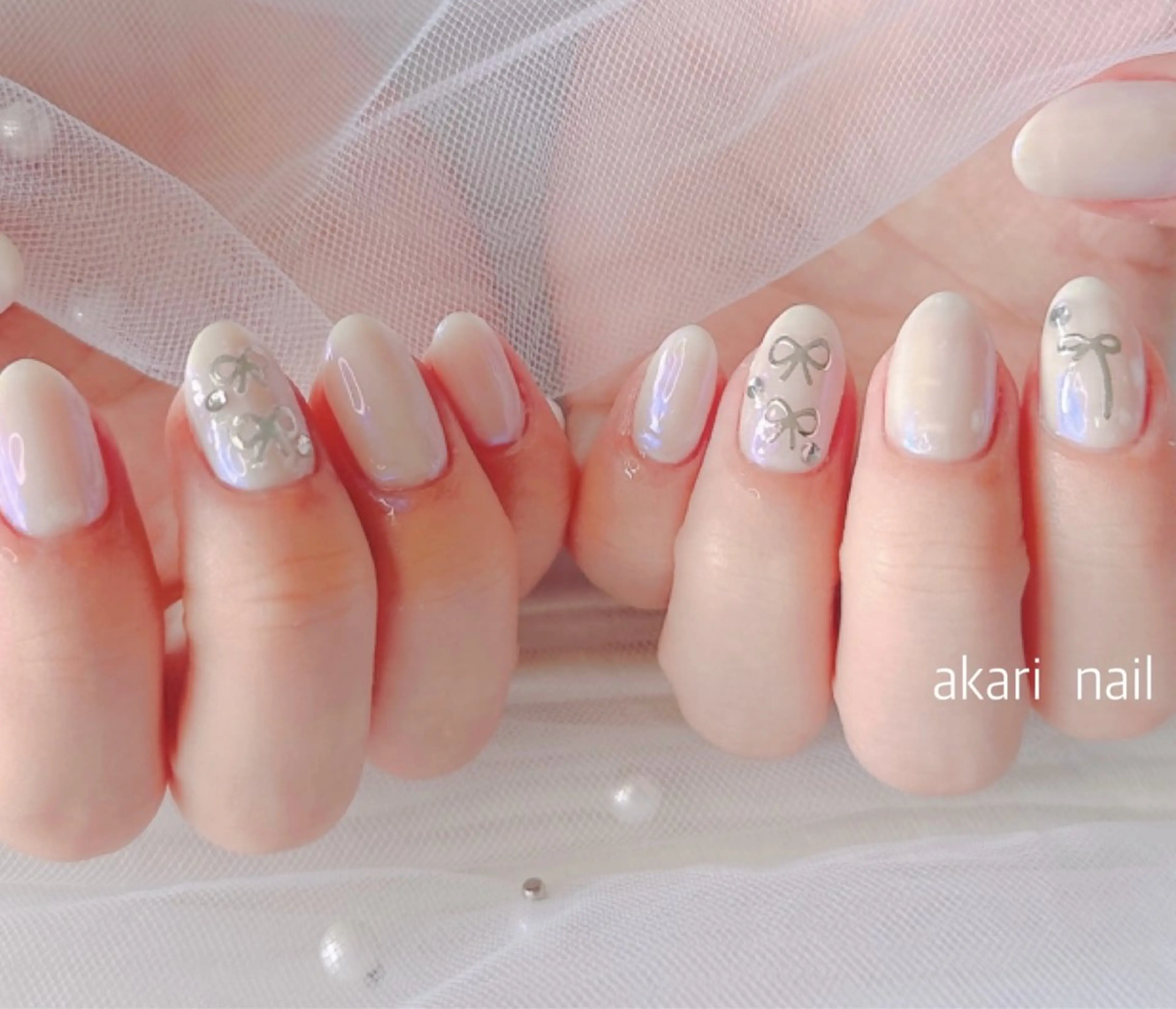 ネイル ハンドネイル フットネイル AKARI nail💅のネイルデザイン