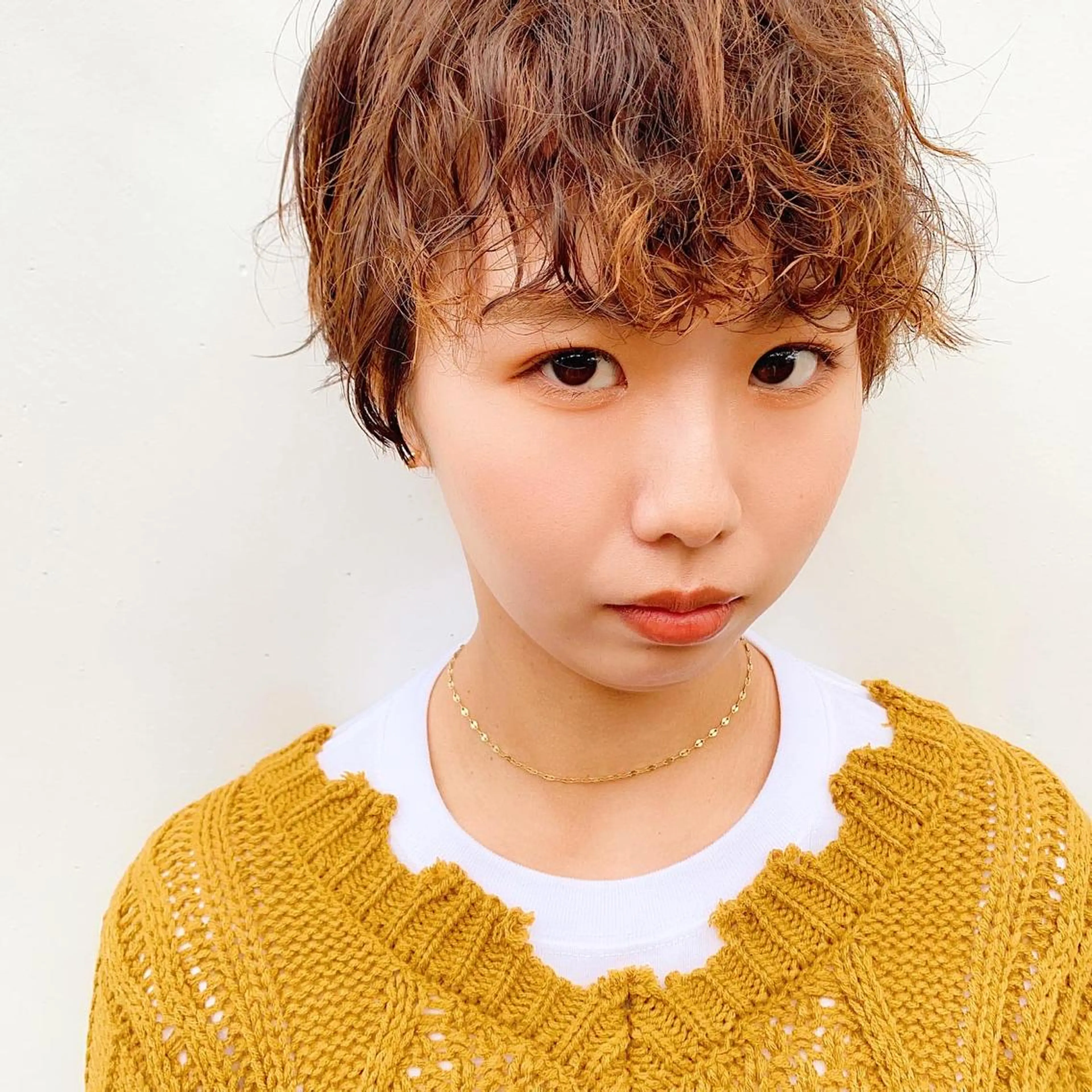 ショート カラー パーマ CODE.LINE所属・中川 竜誠のヘアスタイル