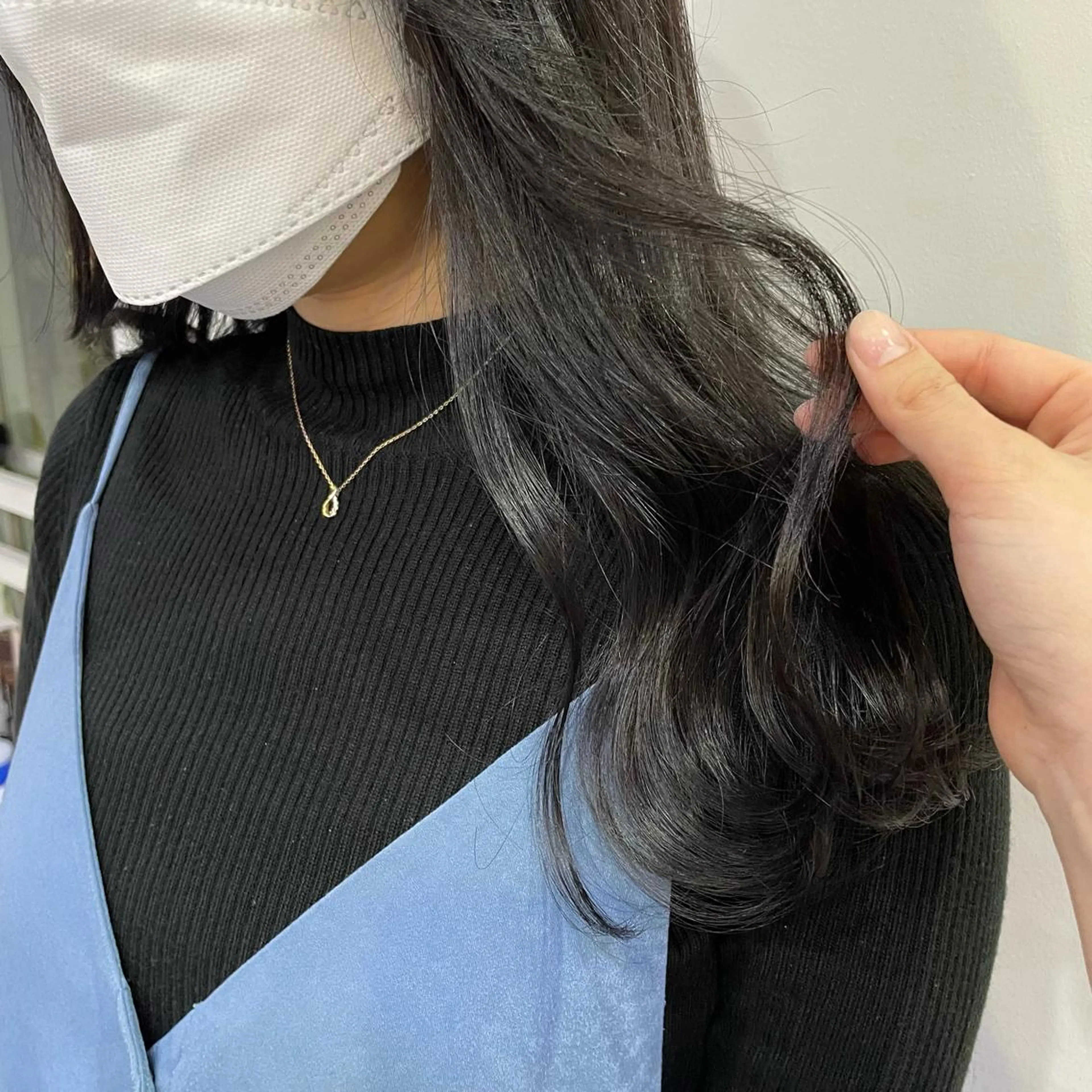 ロング カラー silo所属・silo MOKA 顔周りカット🦦のヘアスタイル