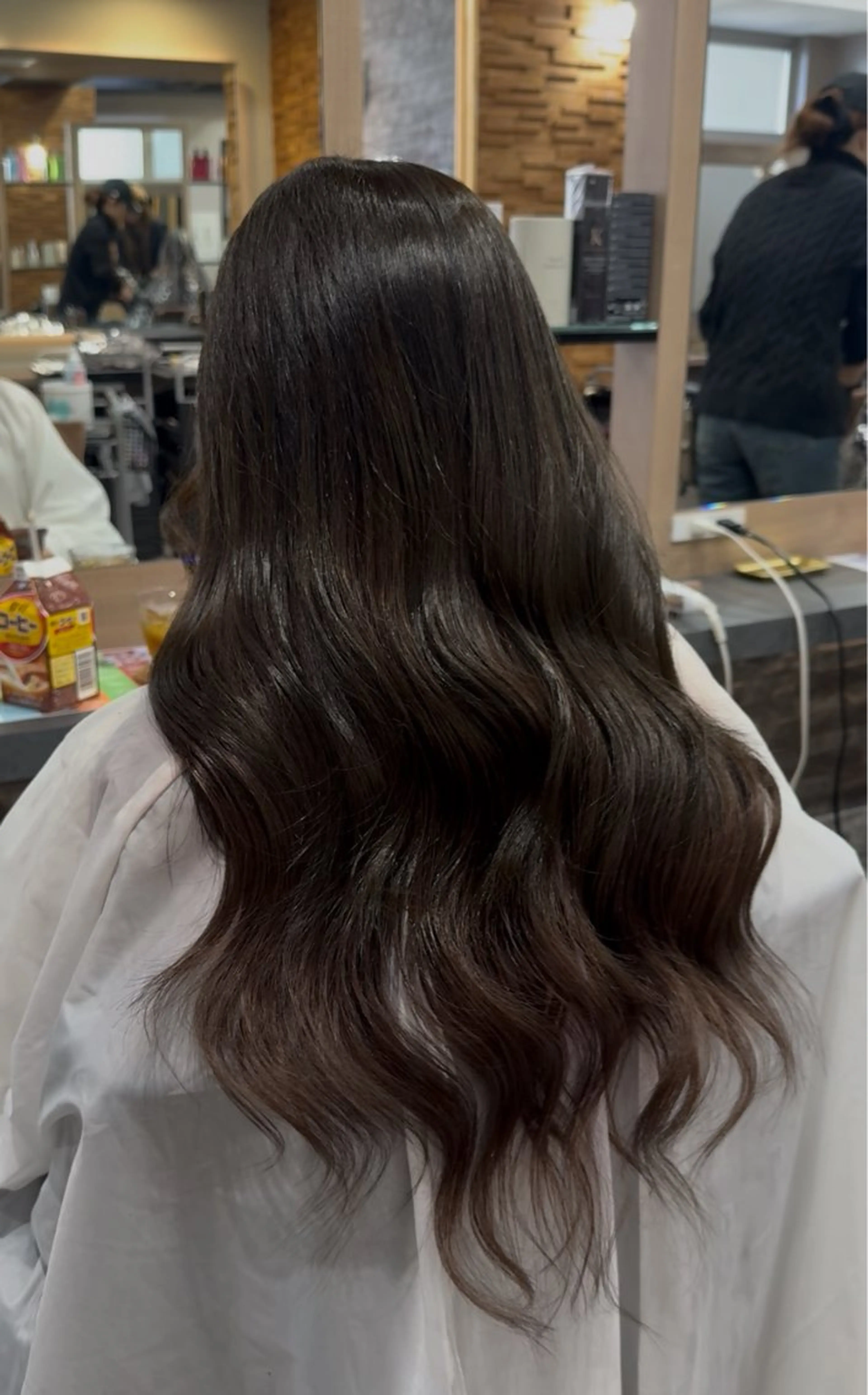 ロング カラー カット ヘアカラー トリートメント エクステ ハイトーン/エクステ 横浜/RIEのヘアスタイル