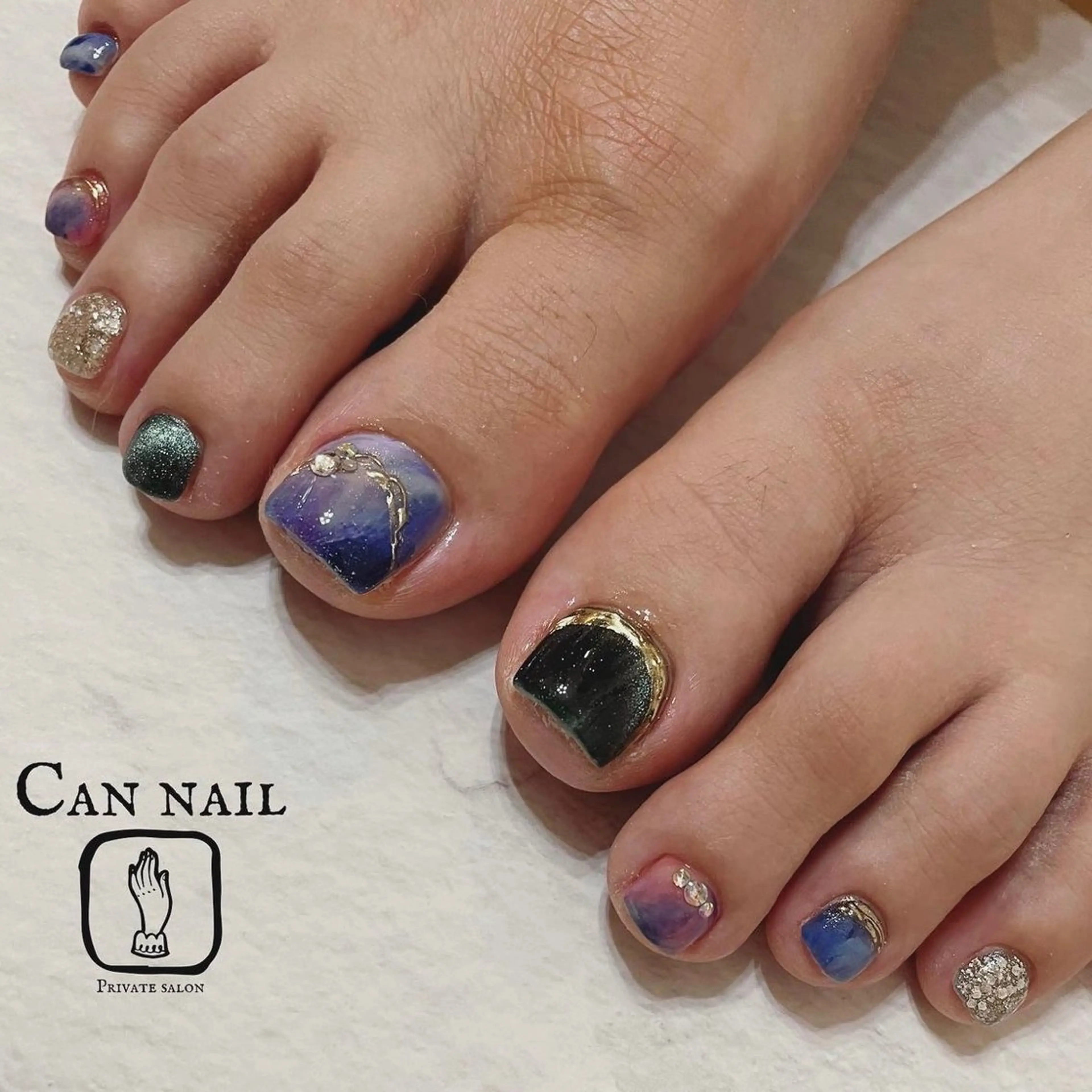 ネイル フットネイル Parfum パルファンのネイルデザイン