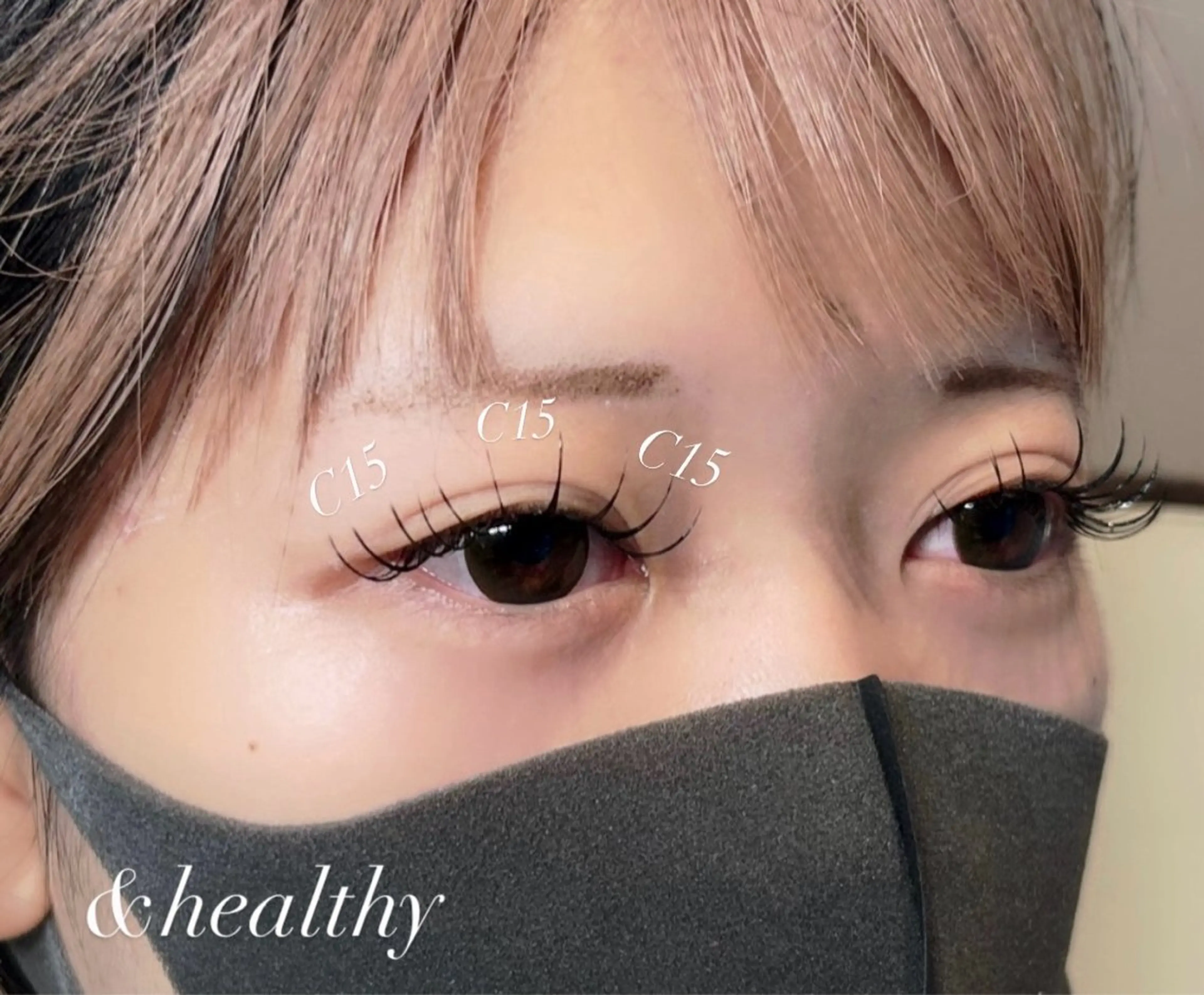 マツエク・マツパ 束感まつ毛 マツエク Calm 茅ヶ崎 Ogataのマツエク・マツパデザイン