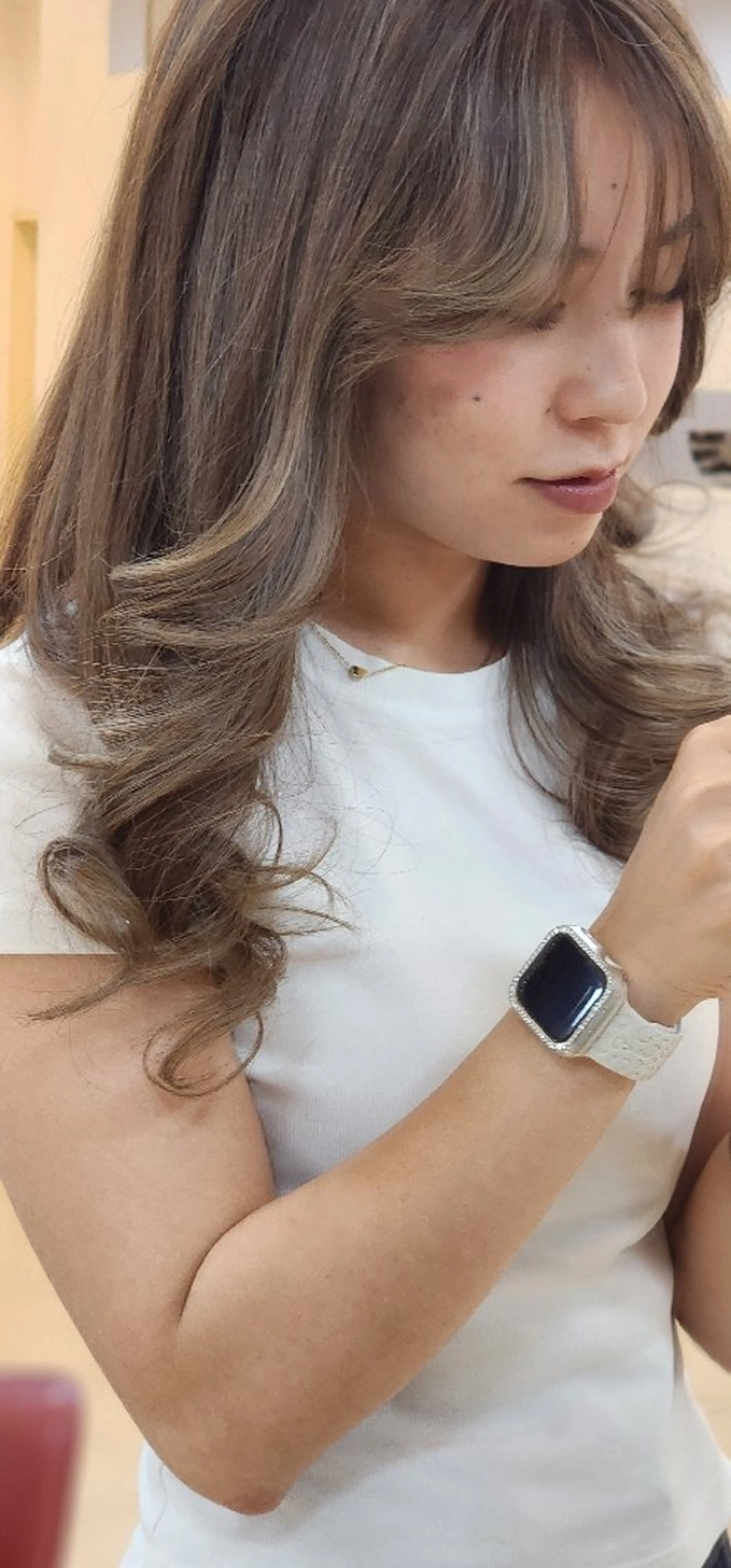 カット＋ダブルカラー＋ウィービング＋トリートメントの写真