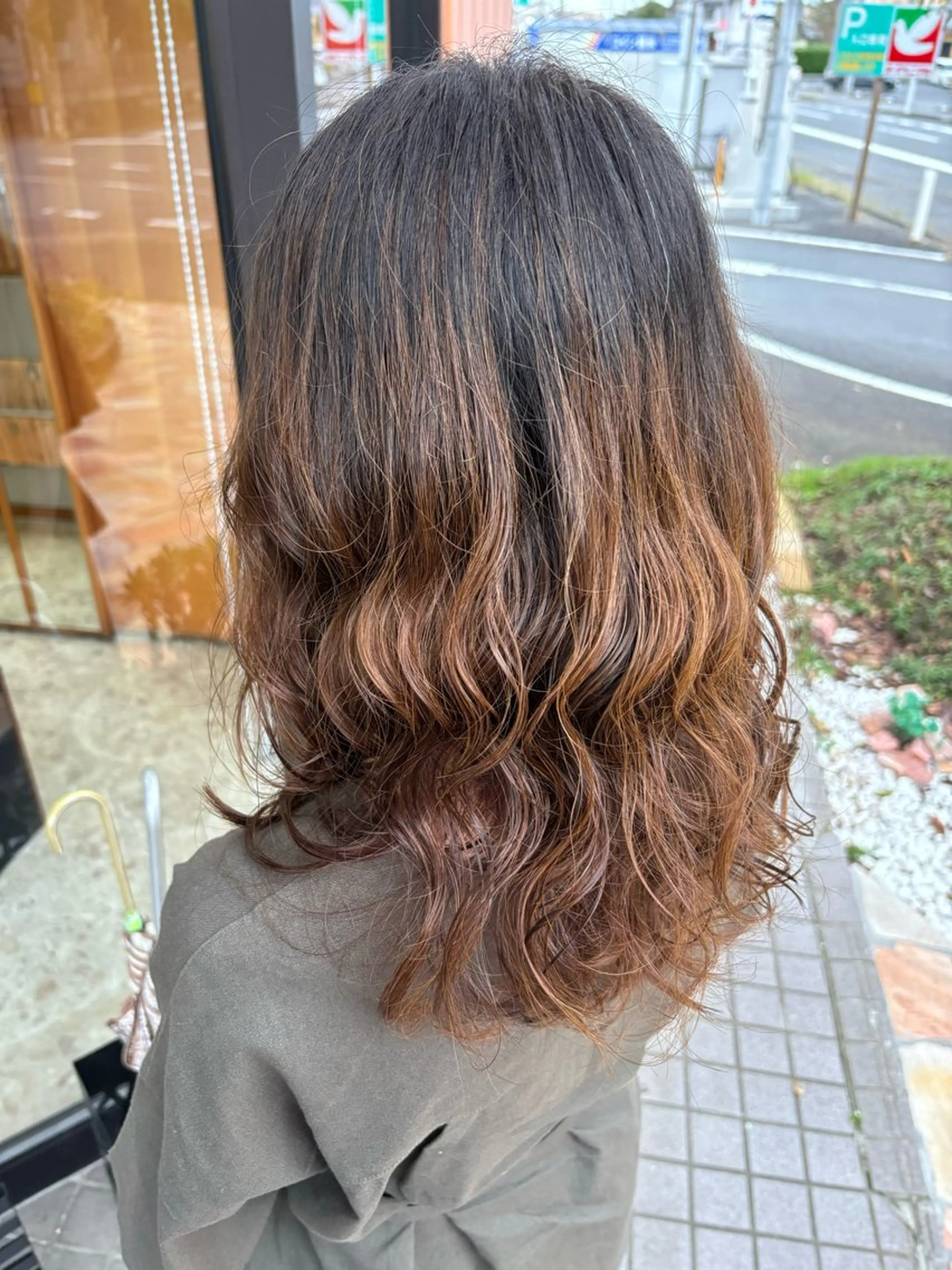 ロング パーマ 山下 まりなのヘアスタイル