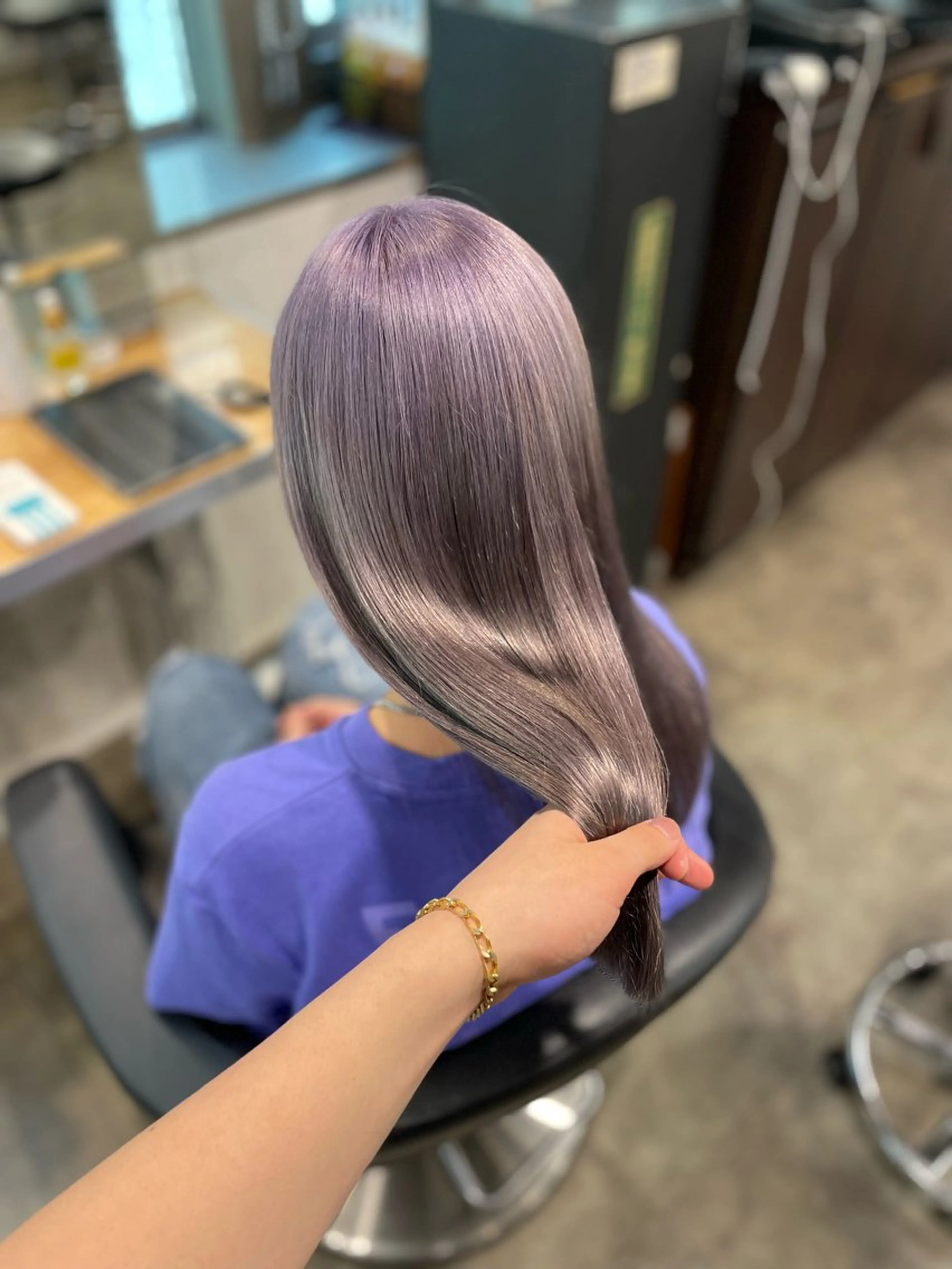 ミディアム カラー 艶髪/透明感🪽 DISCO🪽のヘアスタイル