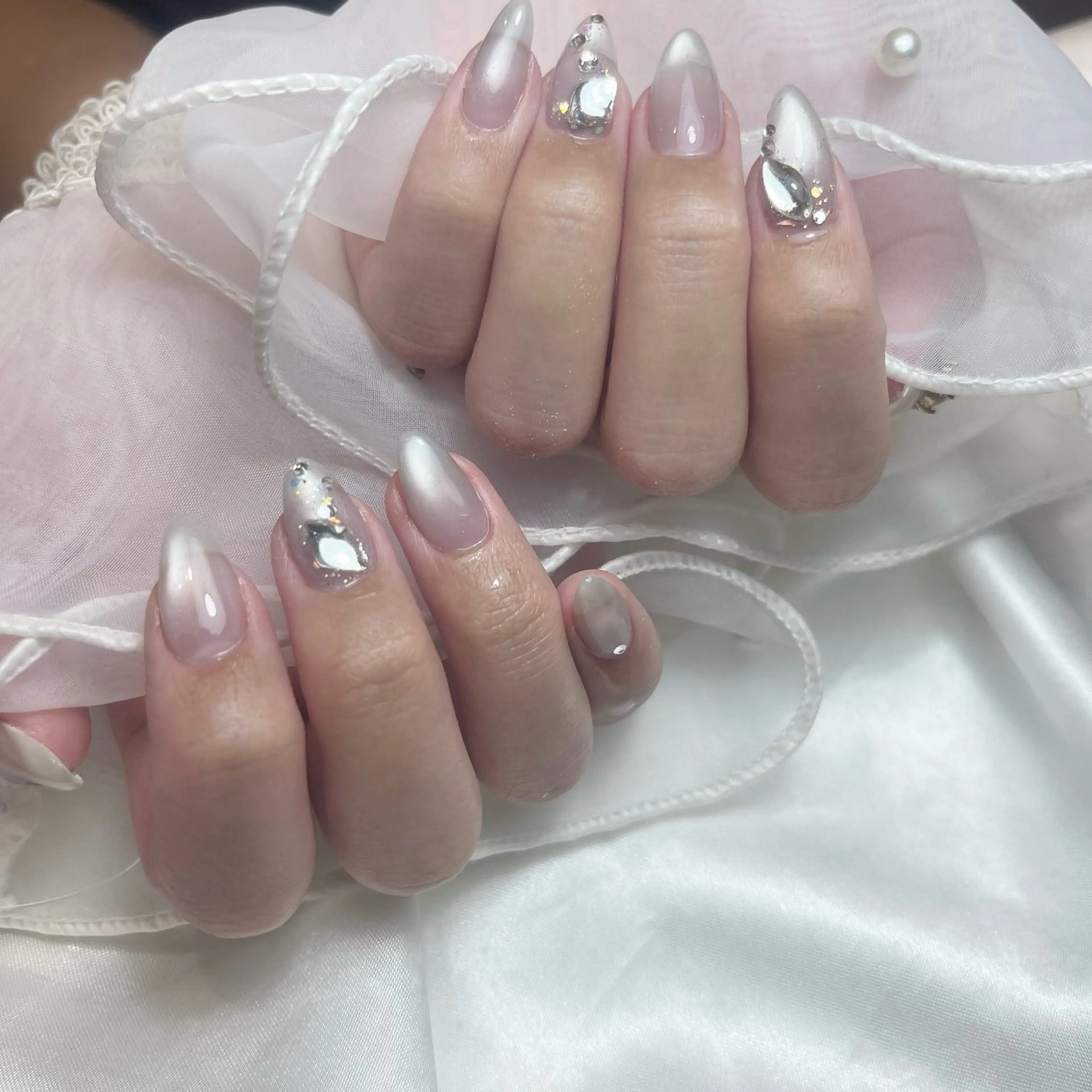 ネイル マグネットネイル ハンドネイル salon de Tiara 碧のネイルデザイン