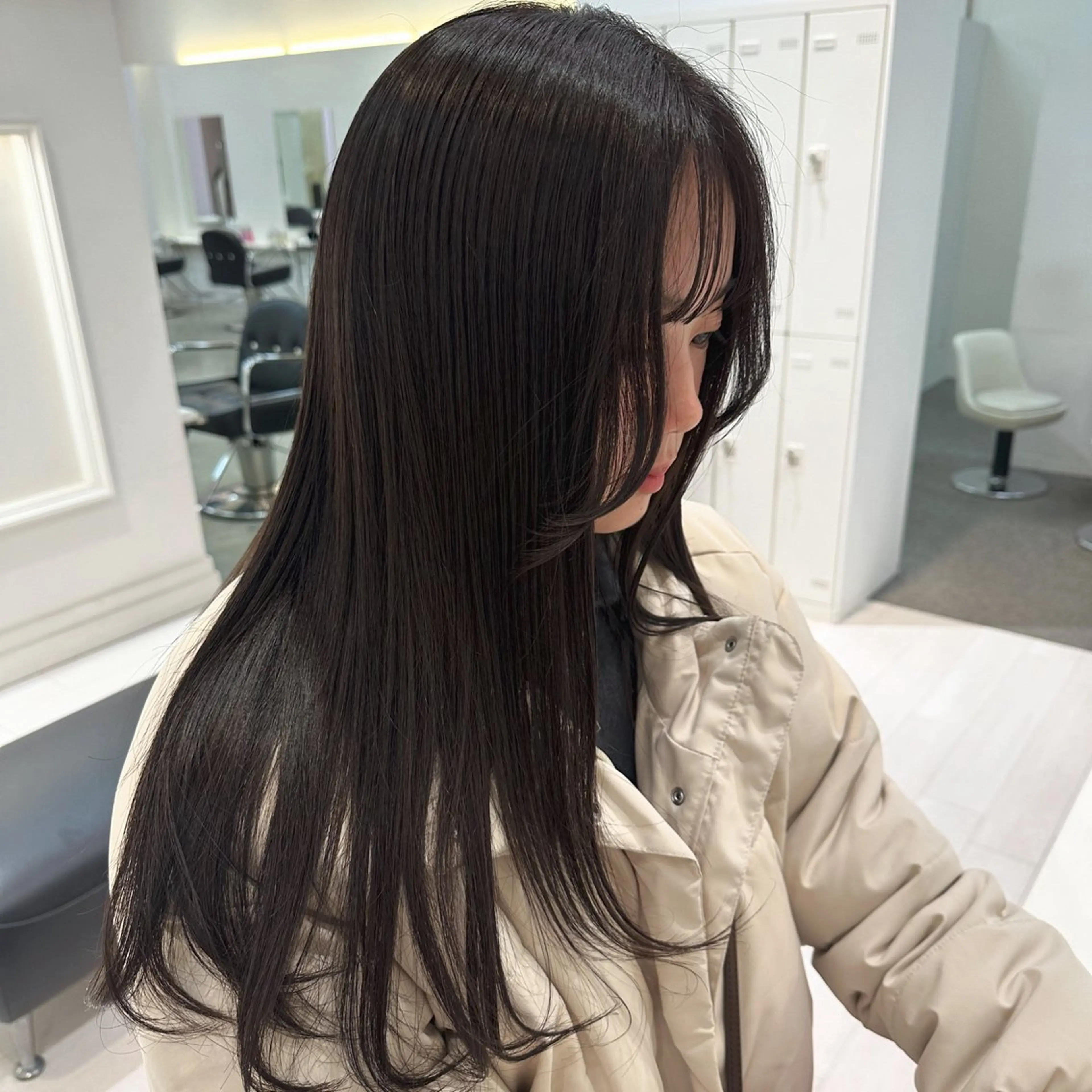 ロング カラー ParveMix￤ 出石 菜々🥂のヘアスタイル