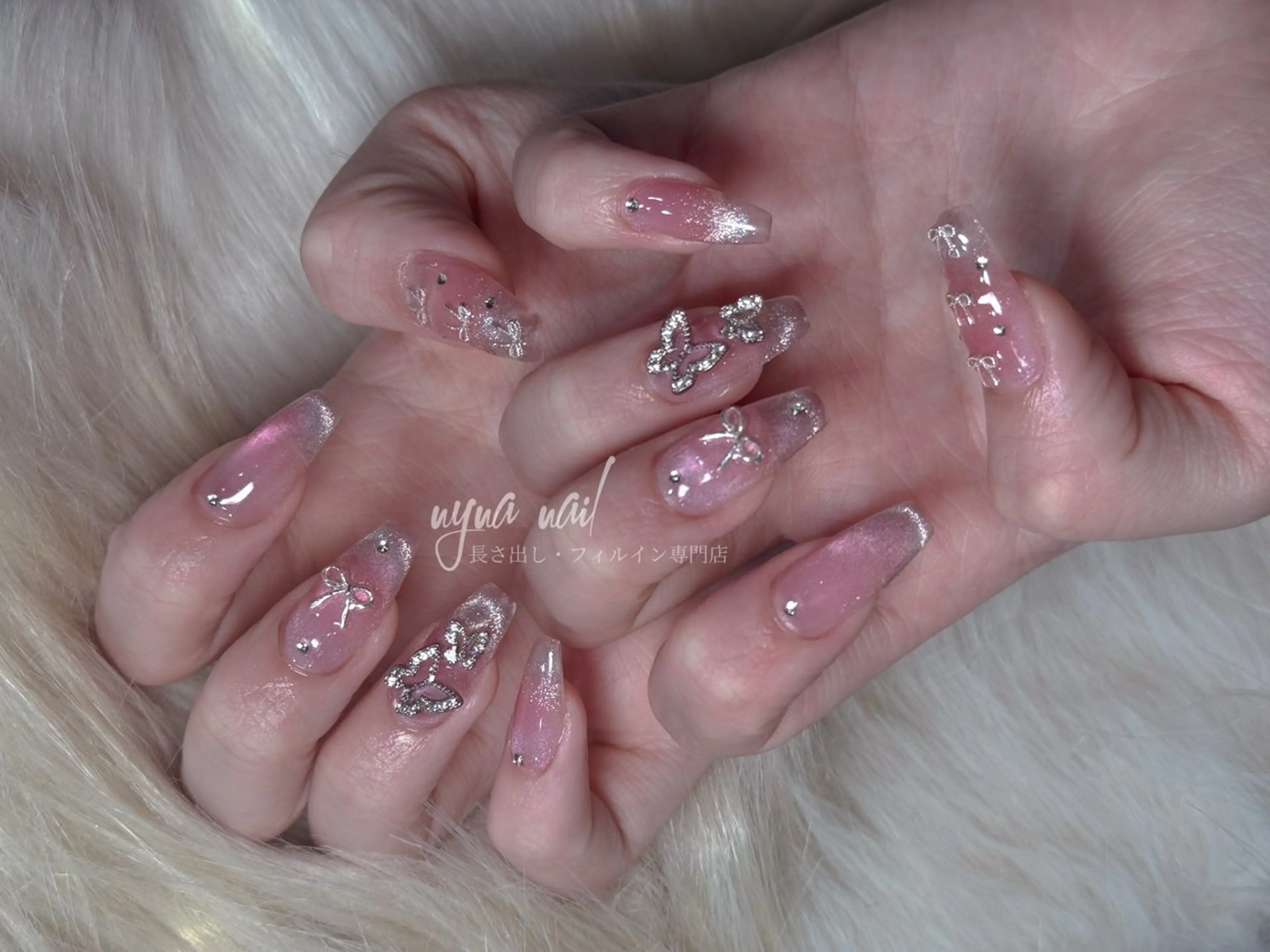 ネイル ハンドネイル 長さ出し専門 nynaのネイルデザイン