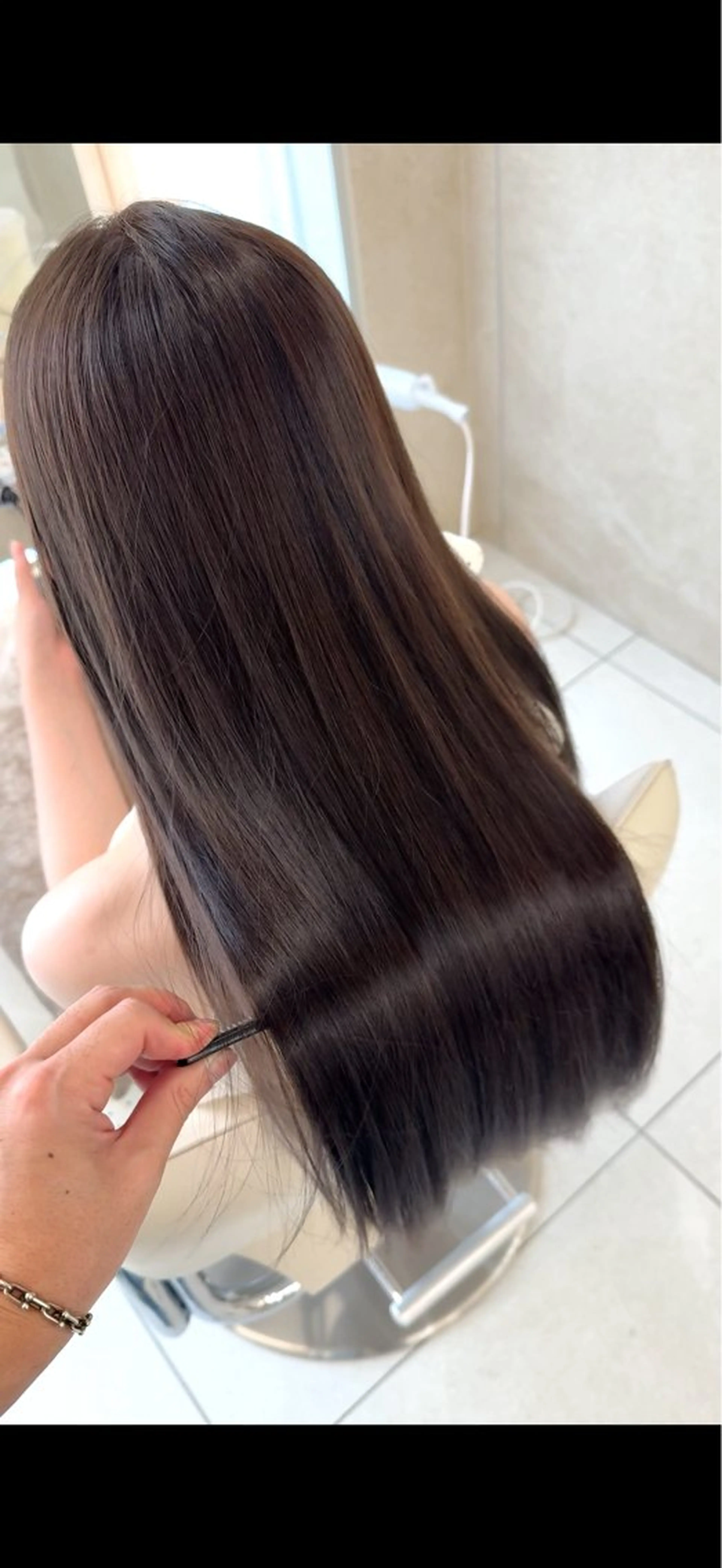 ロング 名古屋/縮毛矯正/ 島原　由璃のヘアスタイル