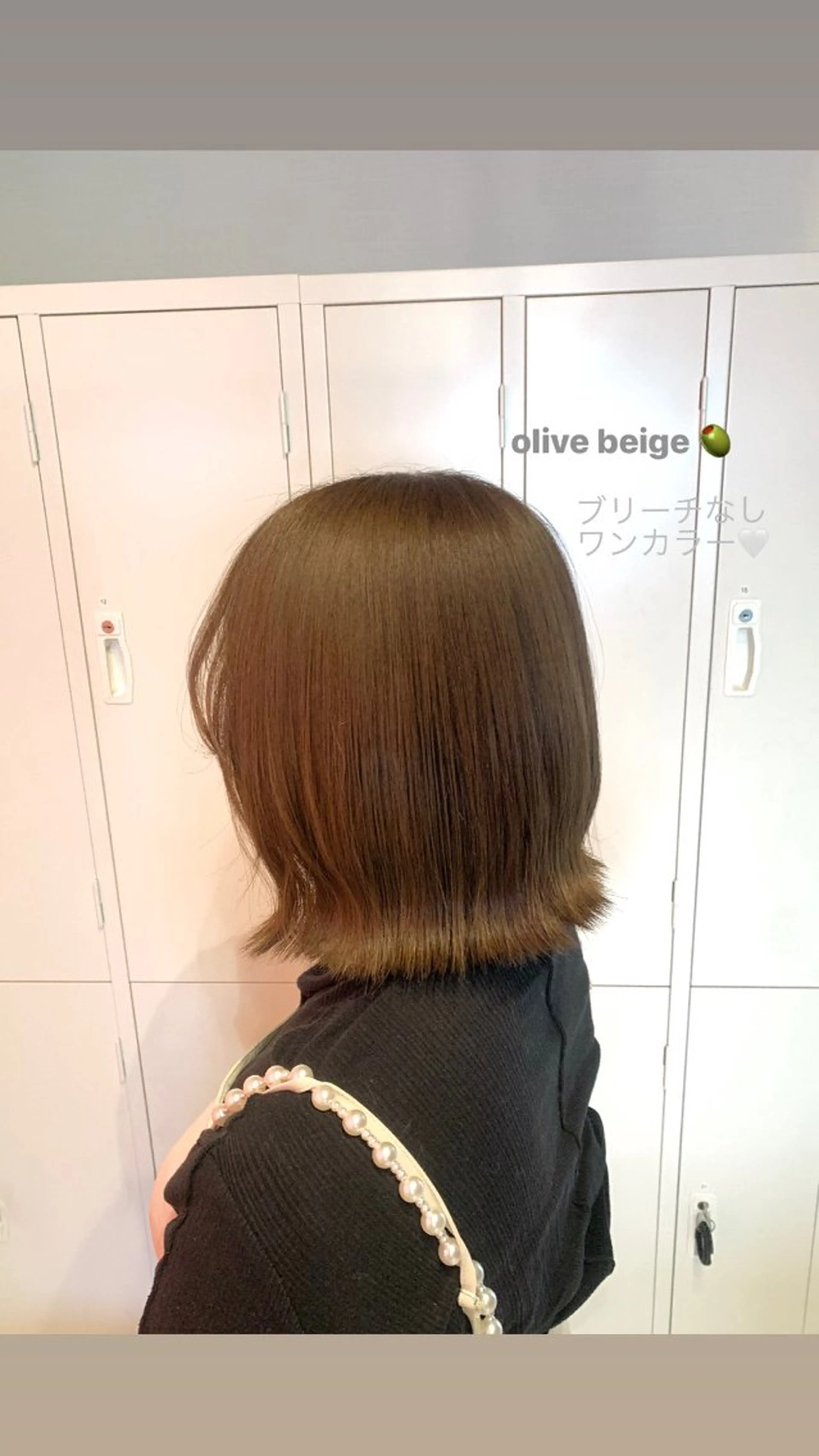 ミディアム カラー ブリーチ 透明感カラー ブリーチなしカラー annuy MIHANAのヘアスタイル