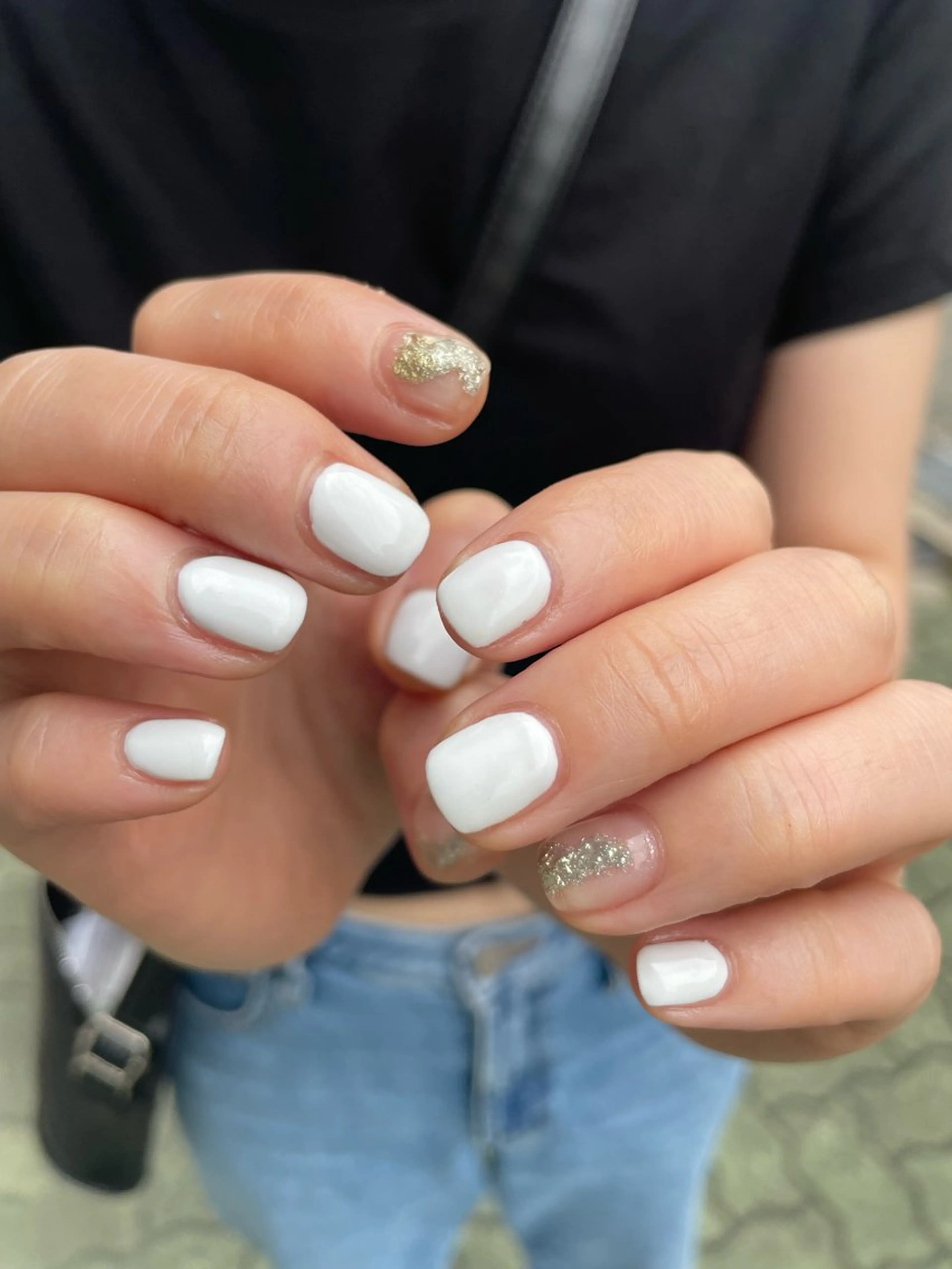 ネイル ホワイト ハンドネイル ハンドケア laviebelle norikoのネイルデザイン