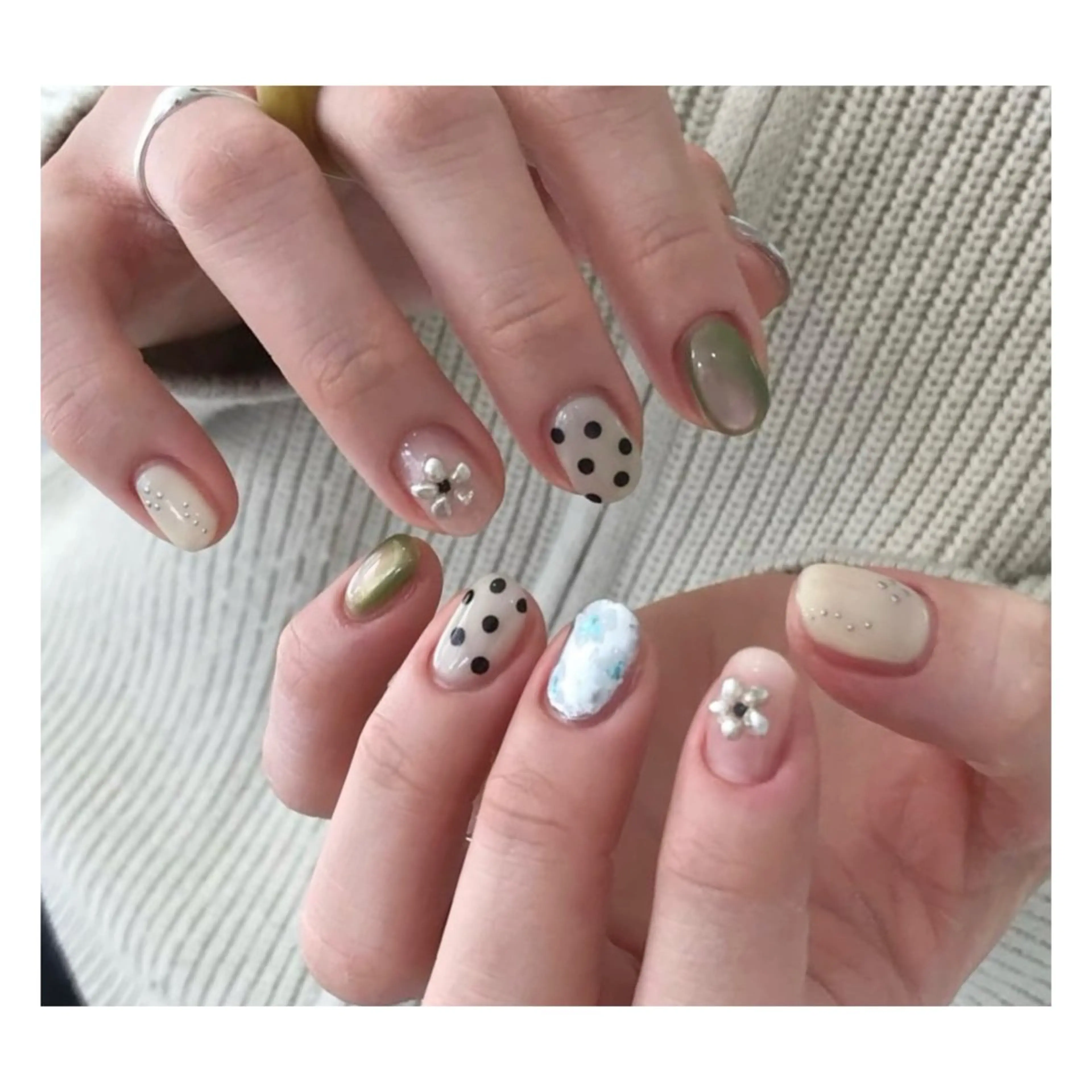 ネイル ハンドネイル ⏦Little 𐙚 Nail⏦のネイルデザイン