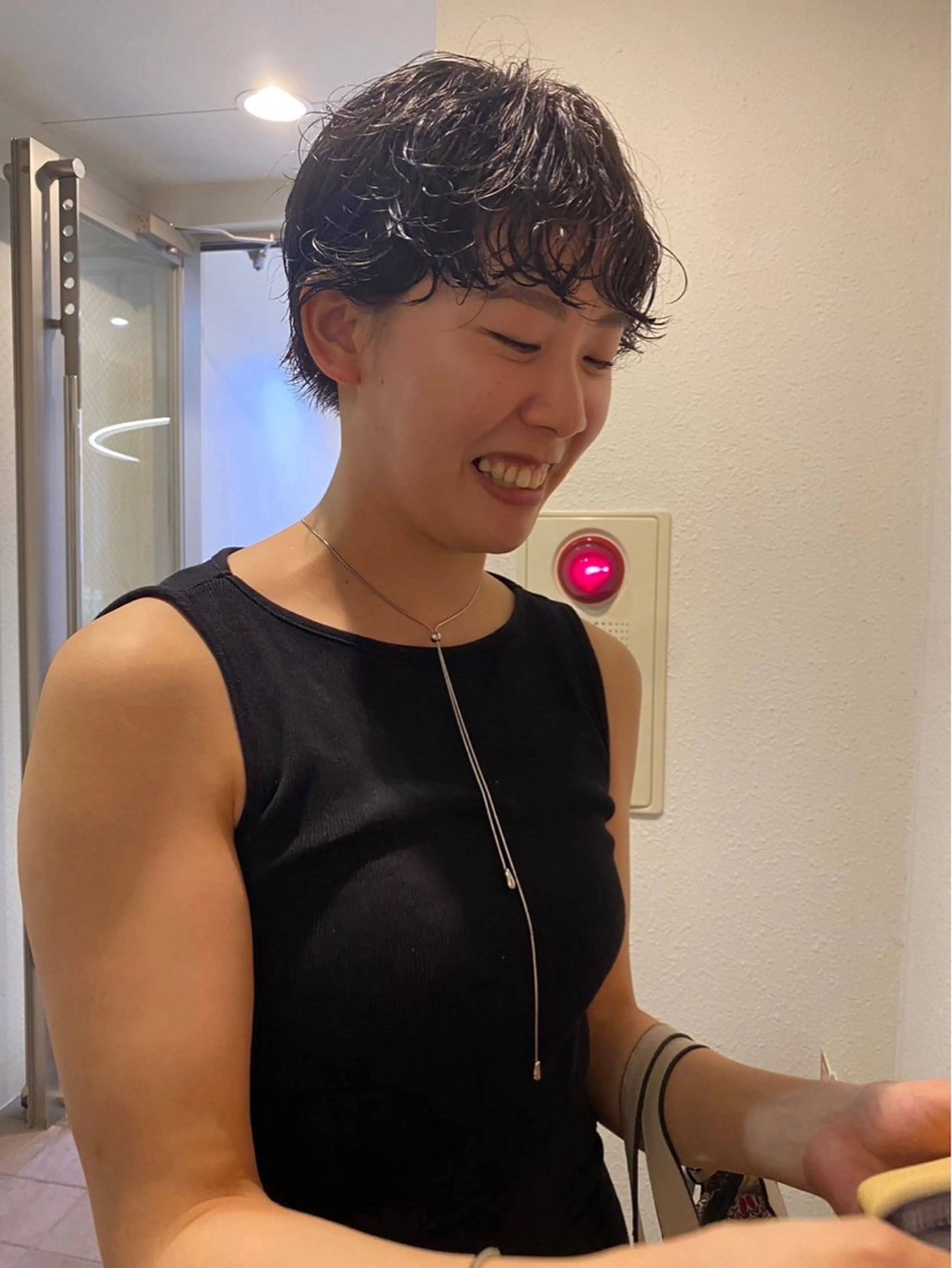 ショート パーマ 鷲田 晴輝のヘアスタイル