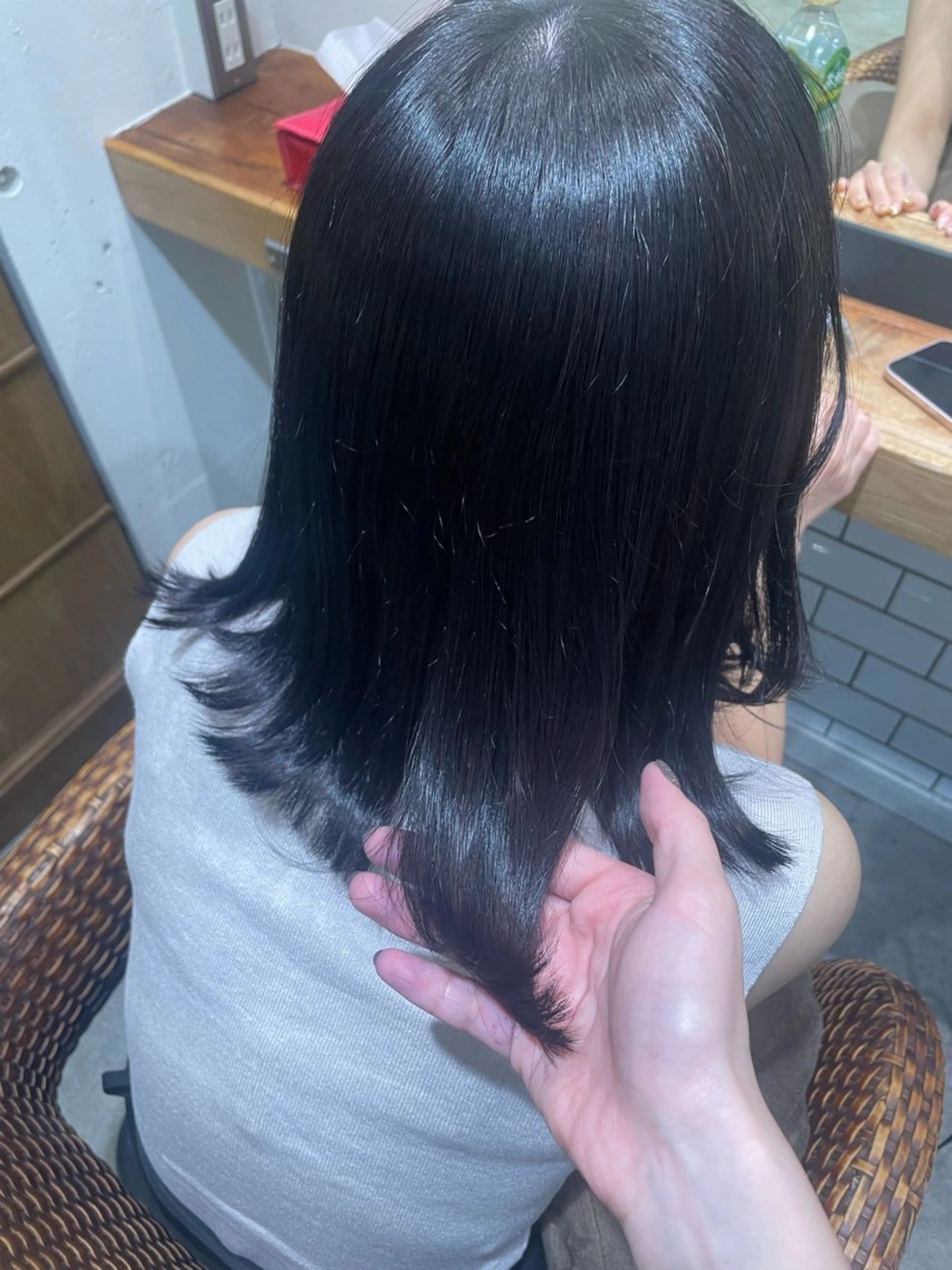 ミディアム カラー 暖色カラー🤎Red Neo　meiのヘアスタイル