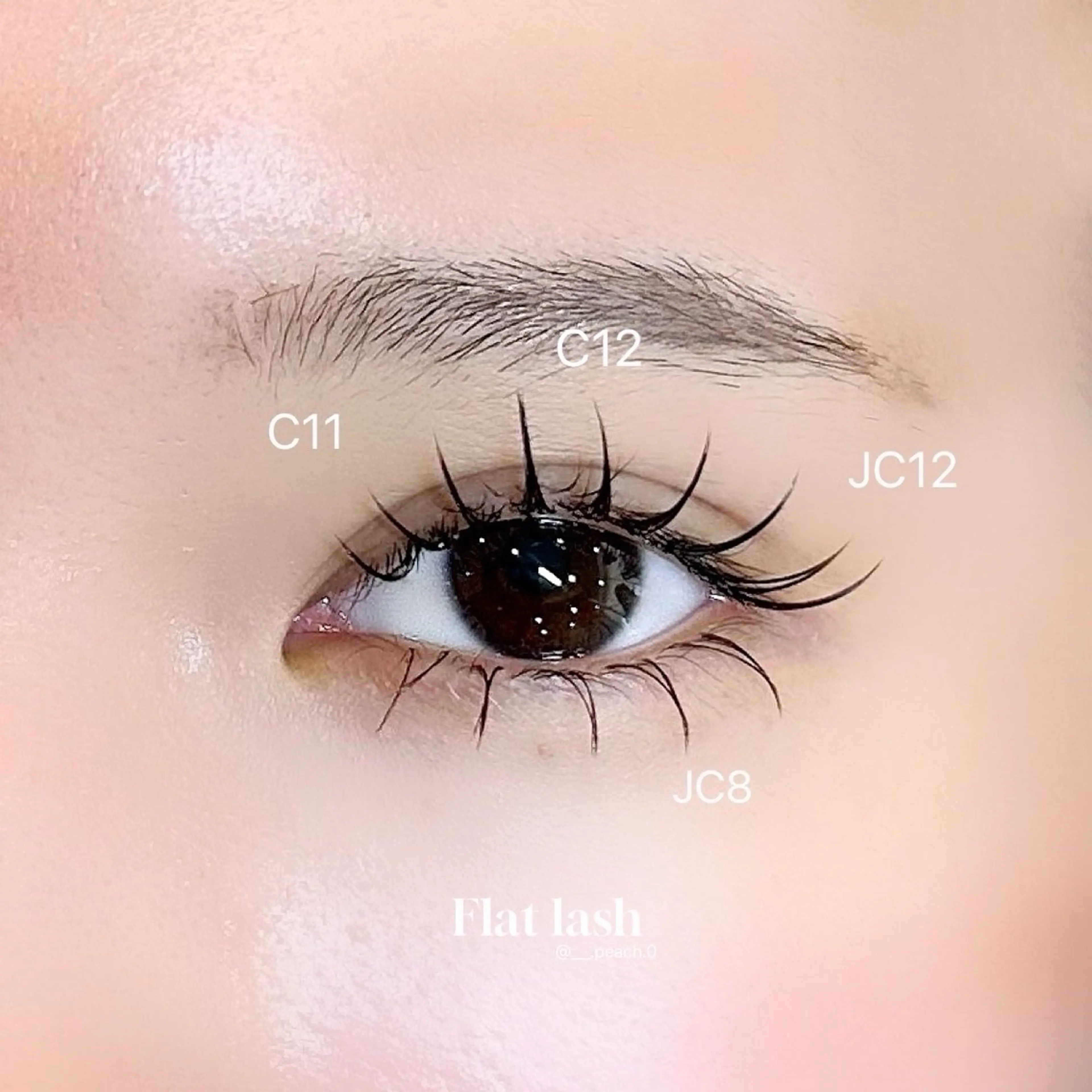 マツエク・マツパ バインドロック フラットラッシュ マツエク Olivia 村上のマツエク・マツパデザイン