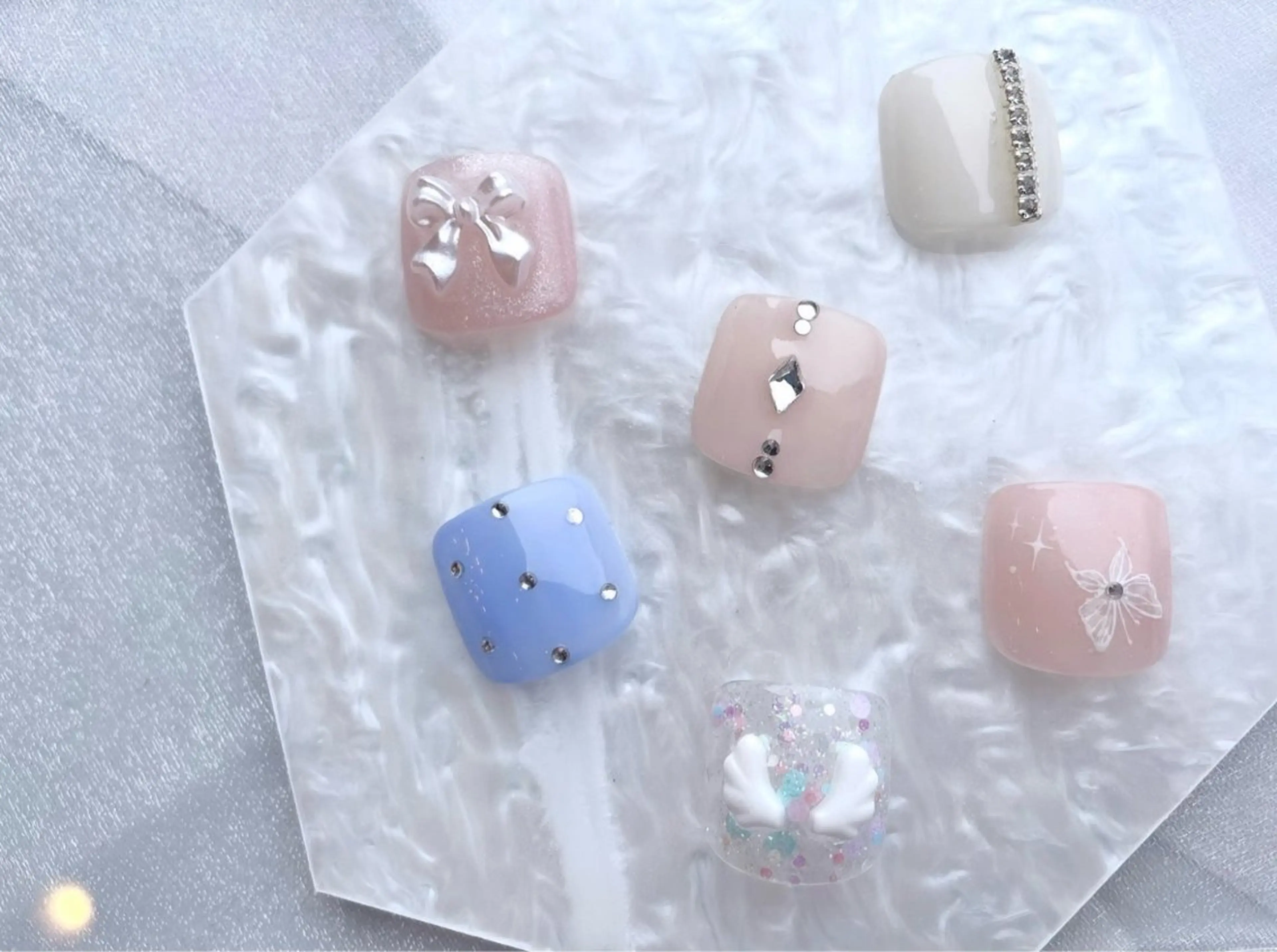 【オフあり】フット選べる親指アート꙳◝👡の写真