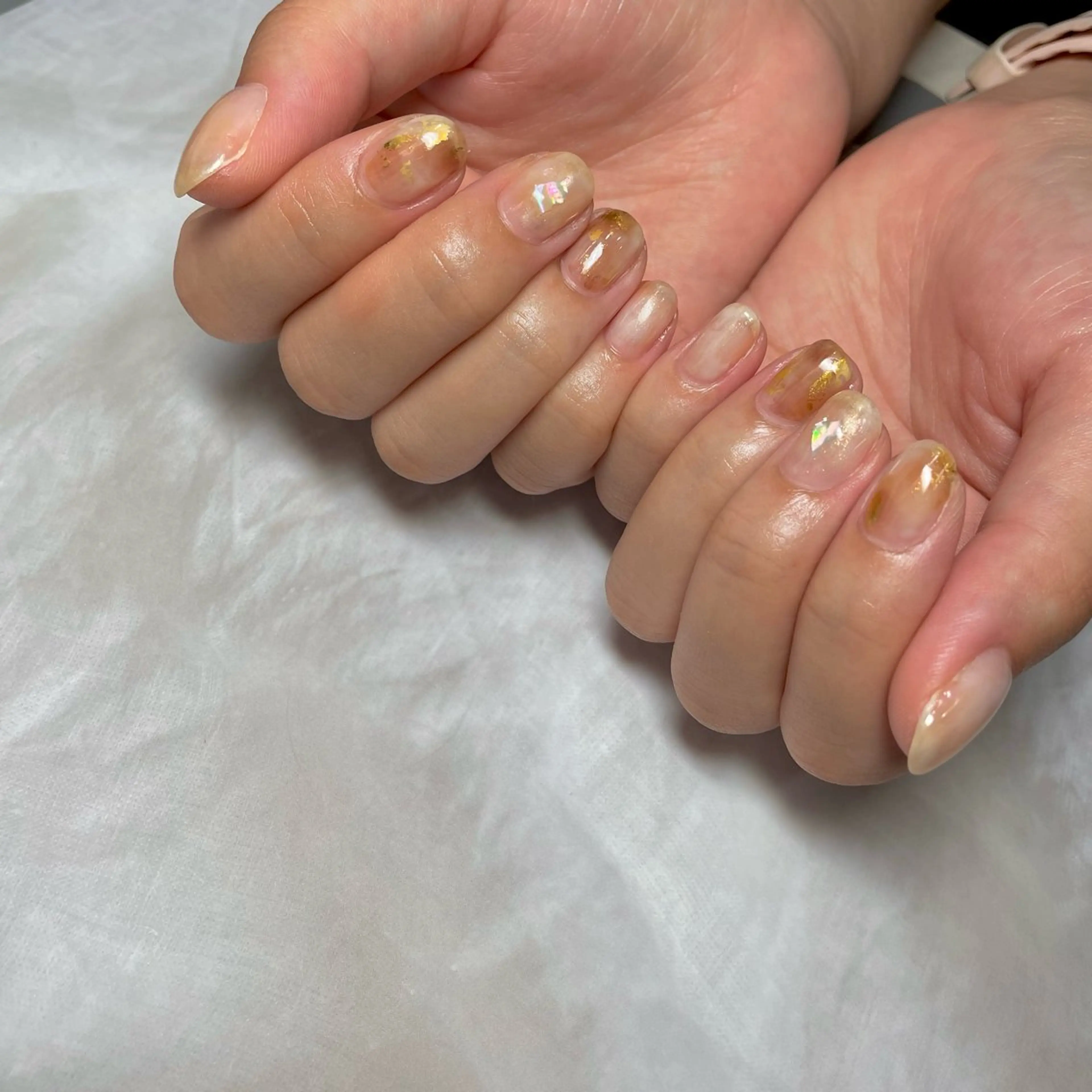 ネイル ニュアンスネイル Labelta 眞榮田のネイルデザイン