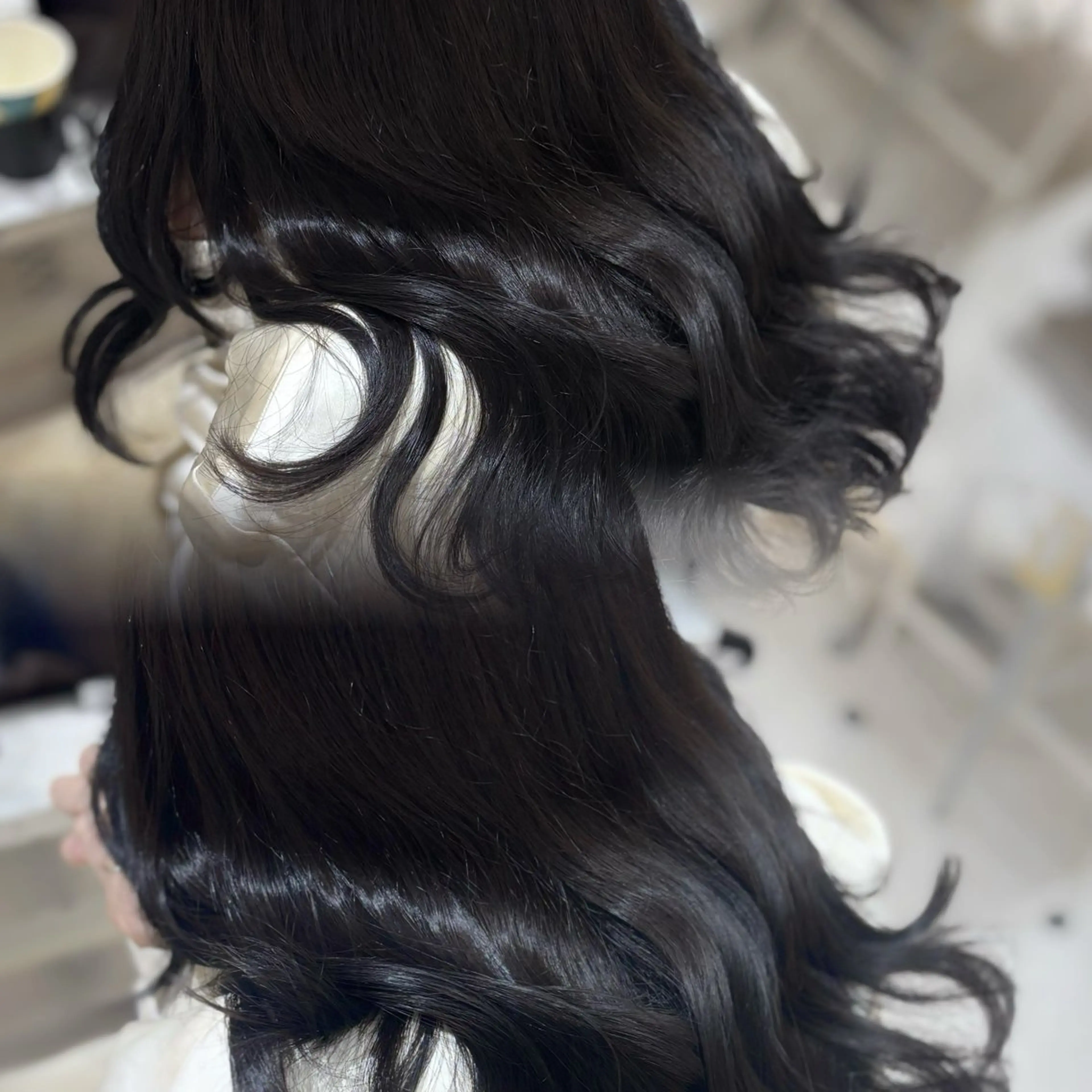 セミロング カラー カット ヘアカラー トリートメント りほ/顔周りカット/ レイヤーカットのヘアスタイル