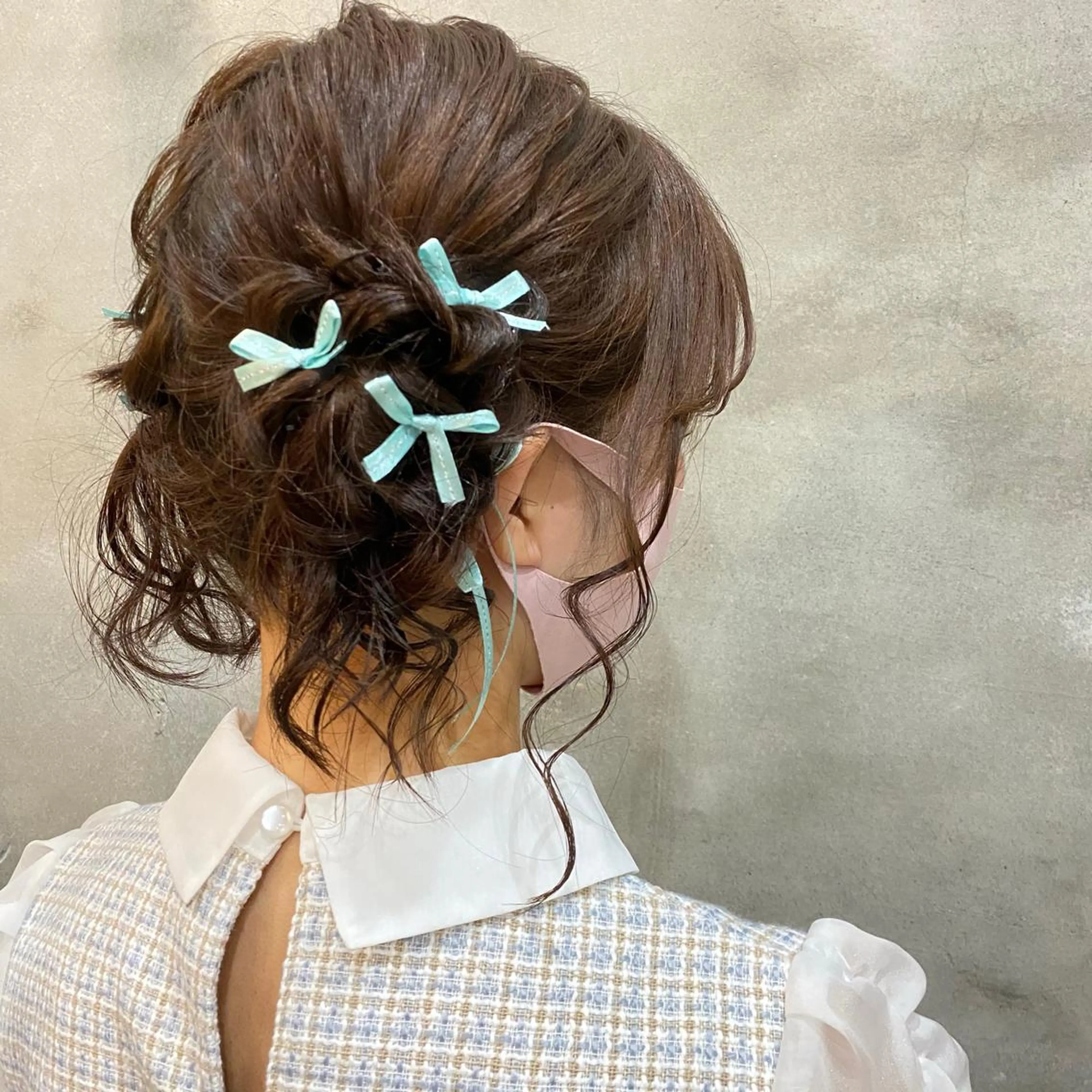 セミロング まつパ・ヘアセット ♡Chinami♡のマツエク・マツパデザイン