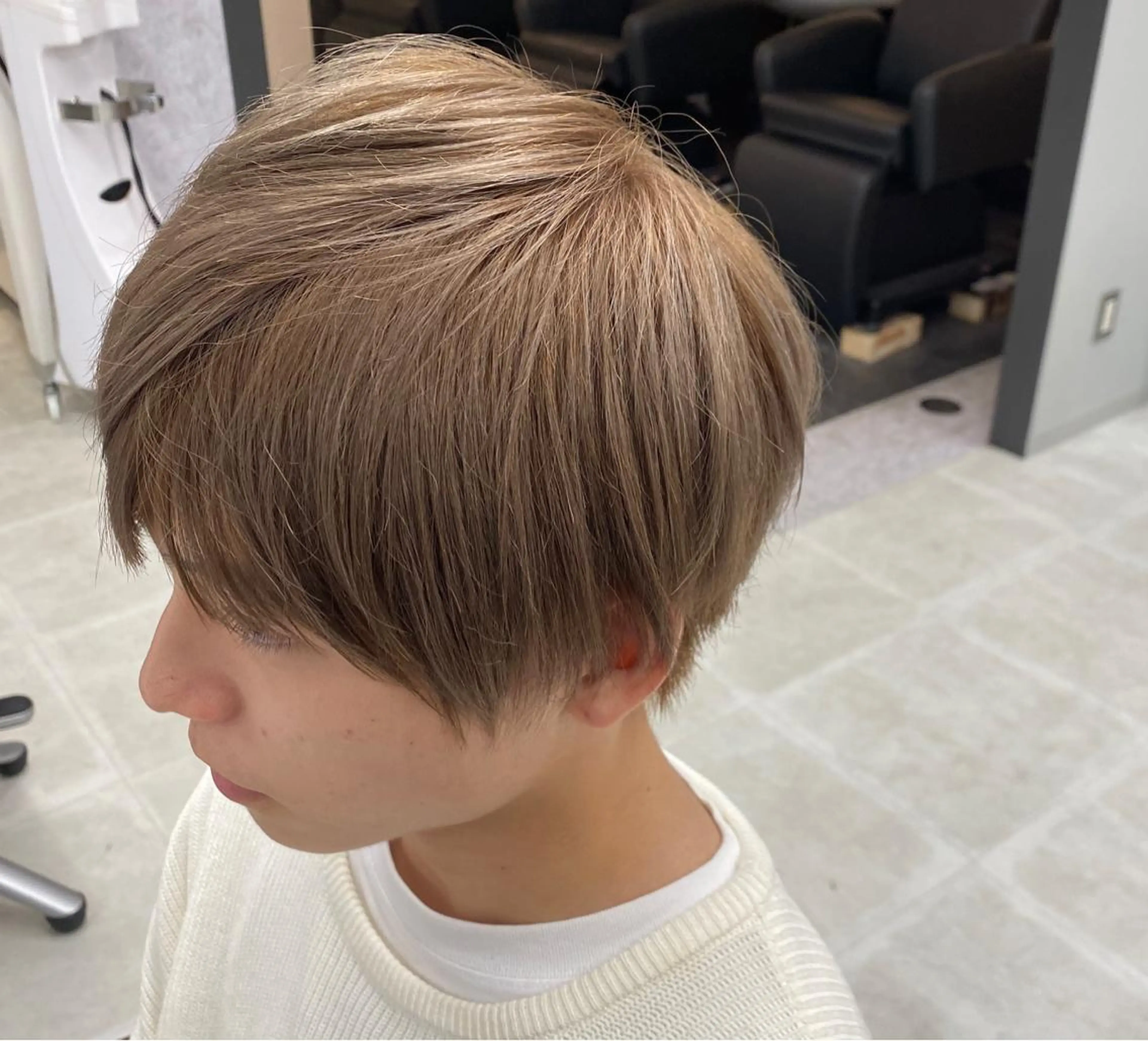 ショート カラー メンズ jill by gisel＿奥家のヘアスタイル