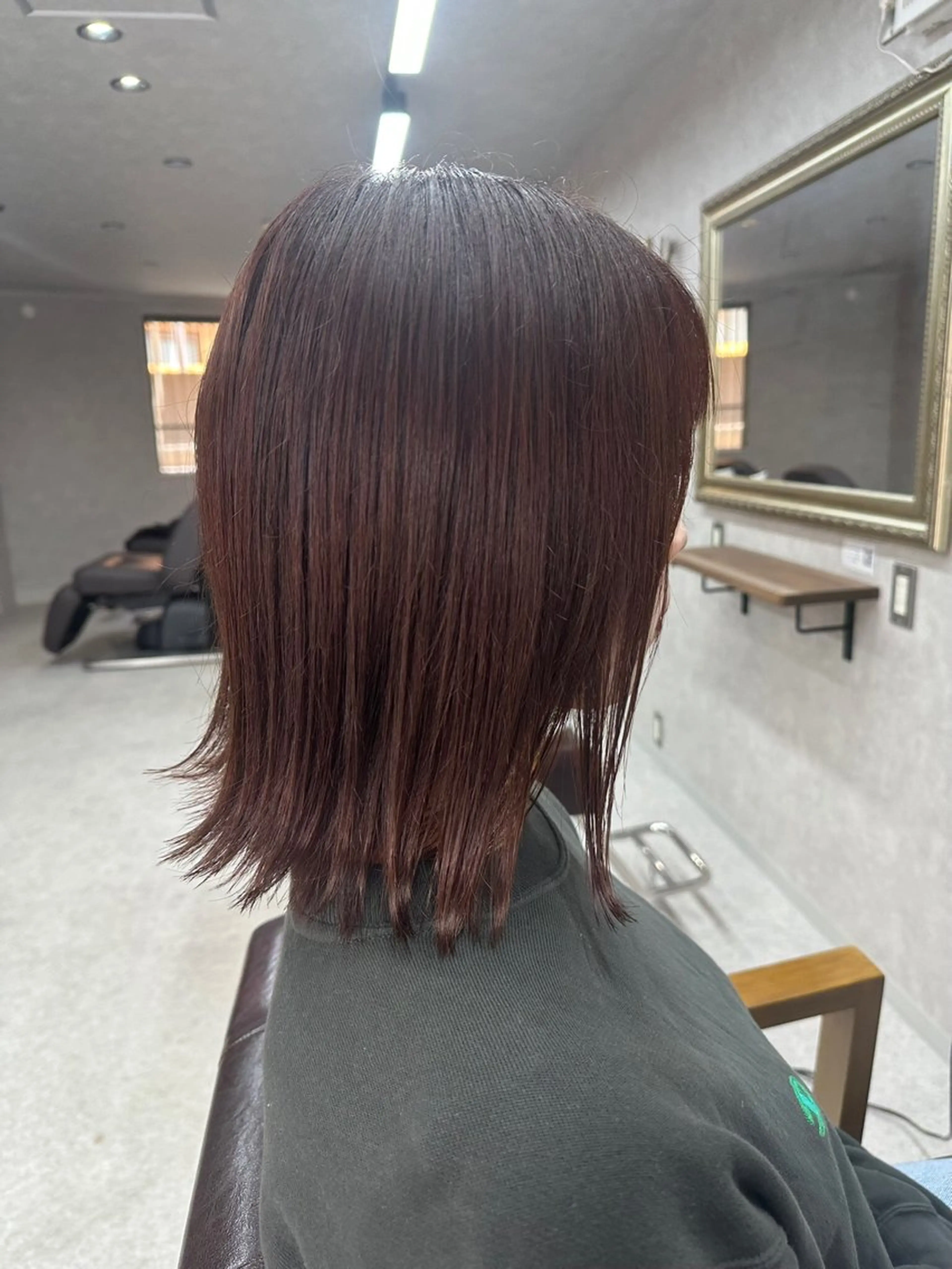 ミディアム カラー 髪質改善 髪質改善サロン Lien深井店のヘアスタイル