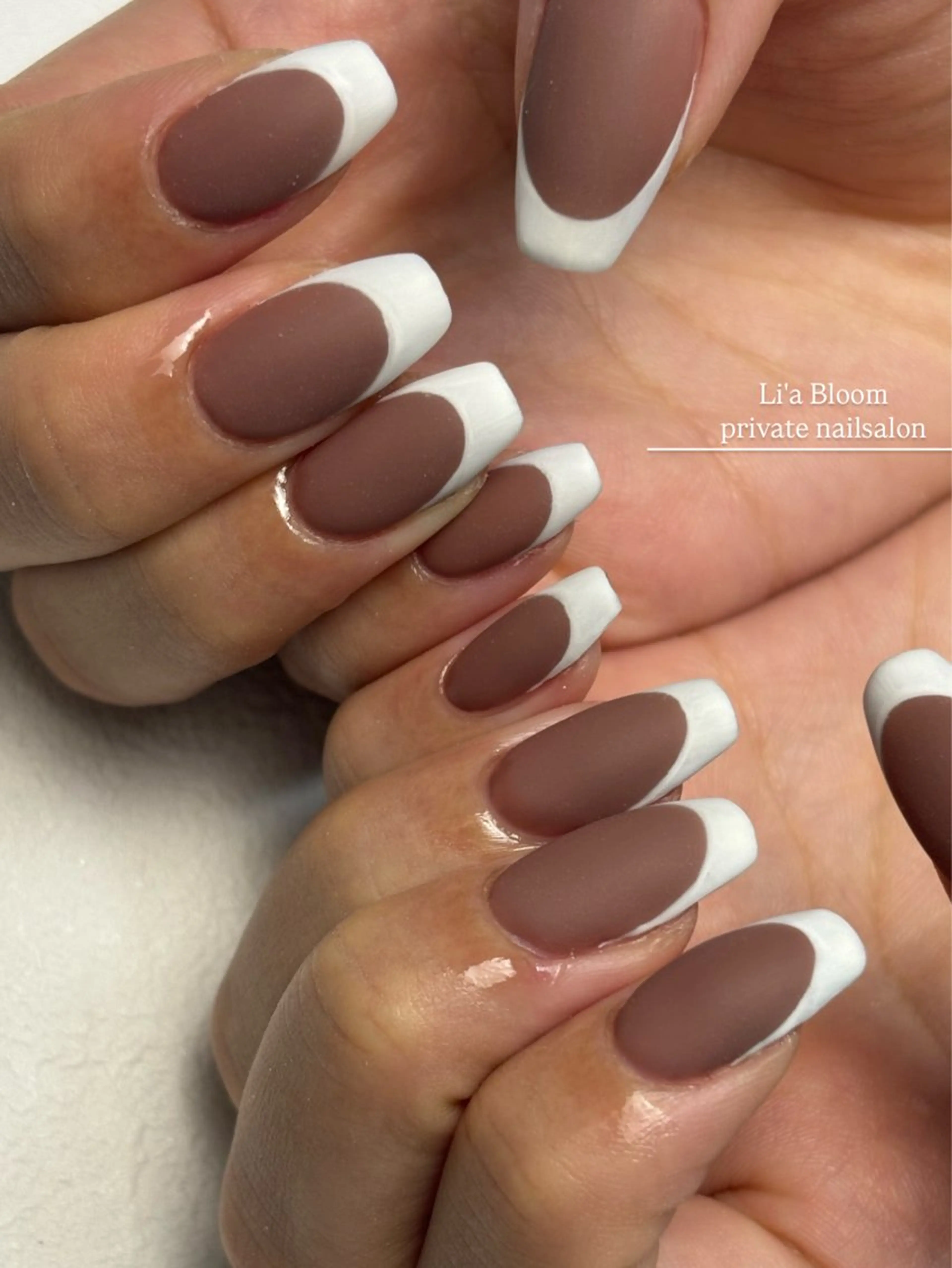 ネイル ハンドネイル Li'a Bloom所属・🦋🤍 madoka🤍のネイルデザイン