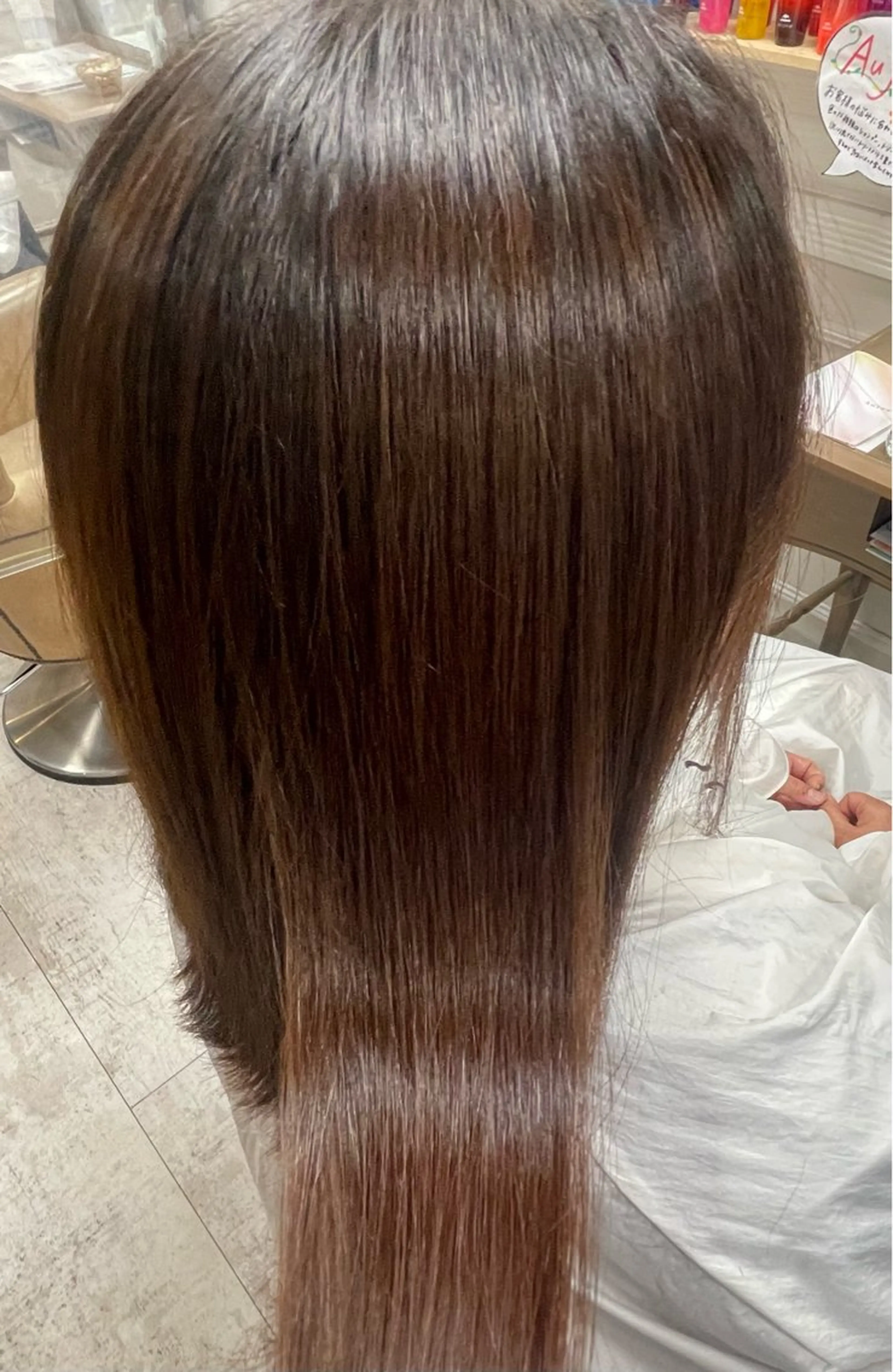 セミロング 髪質改善 山下 亮介のヘアスタイル