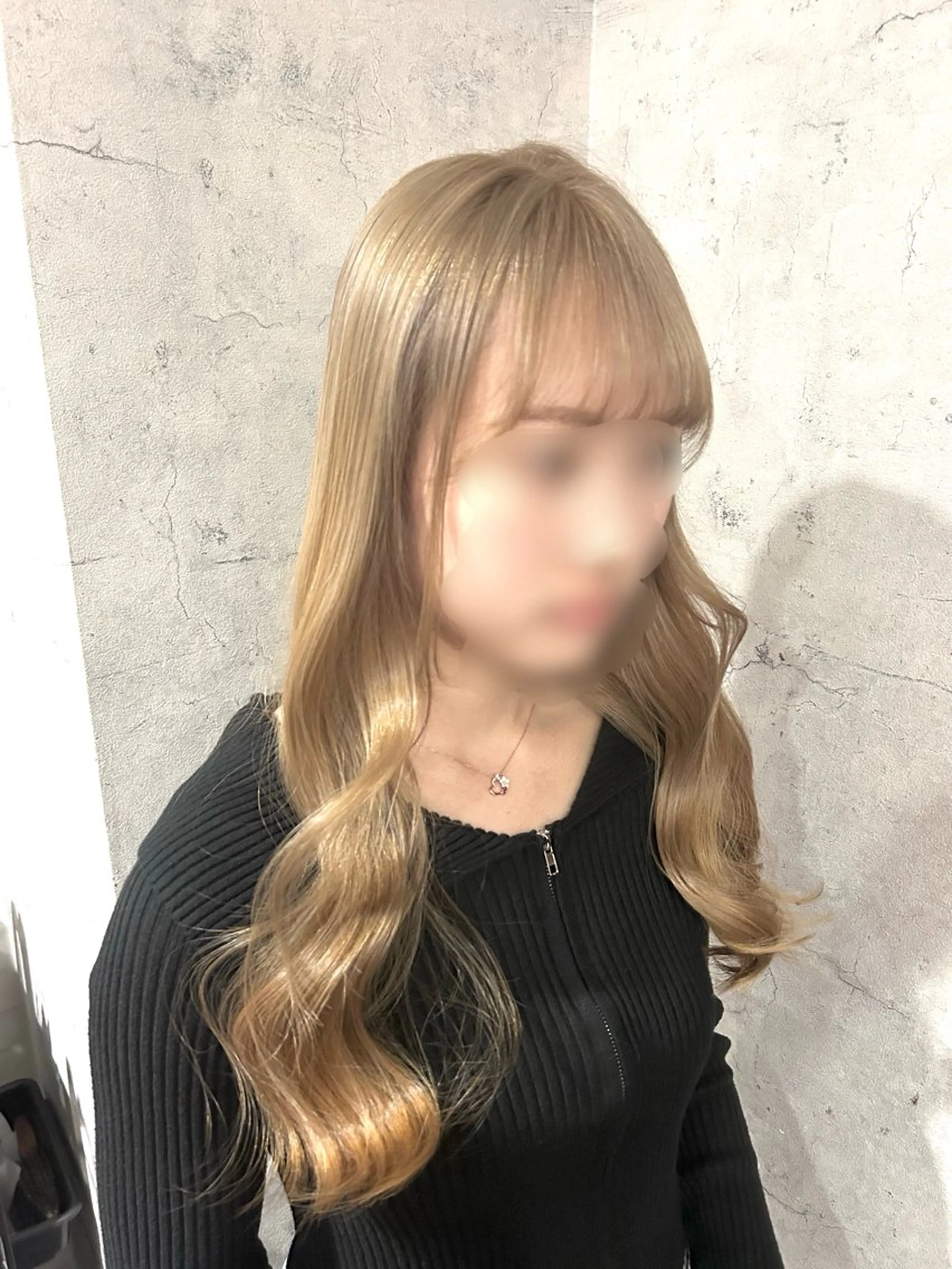 ロング カラー ブロンド ヘアカラー トリートメント パーソナルカラー 診断🍀マリンのヘアスタイル