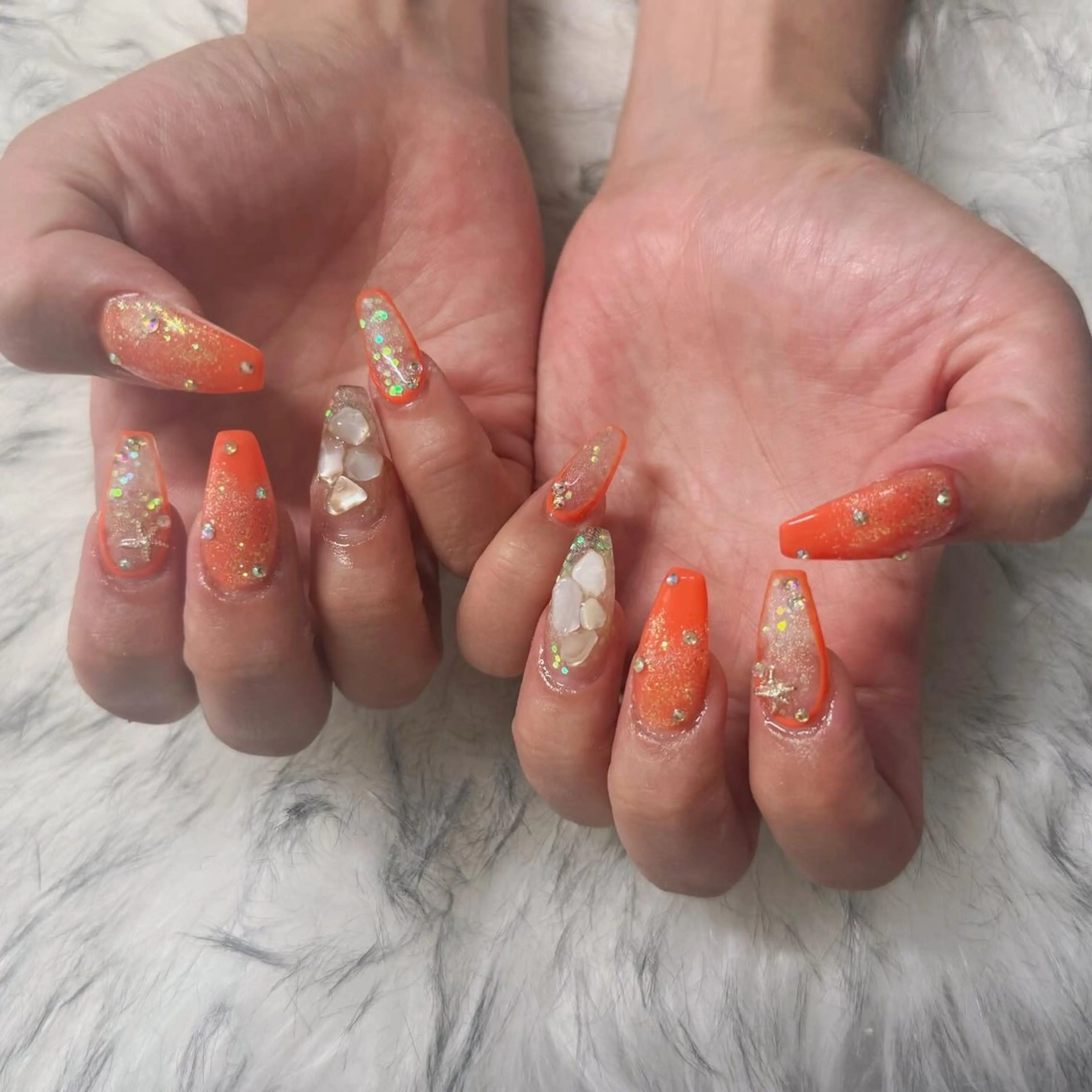 ロング ハンドネイル mao .のネイルデザイン