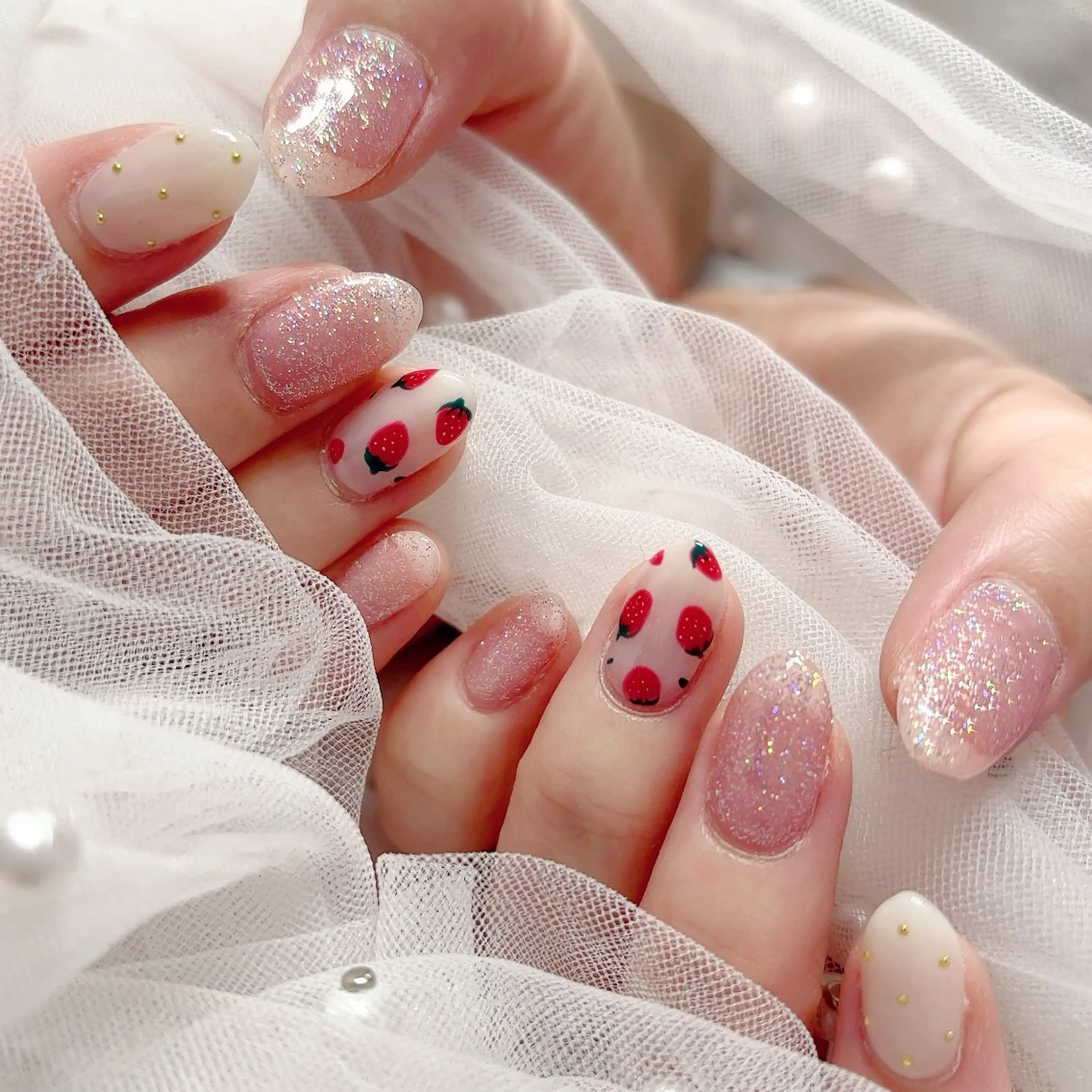 ネイル ハンドネイル あ きのネイルデザイン