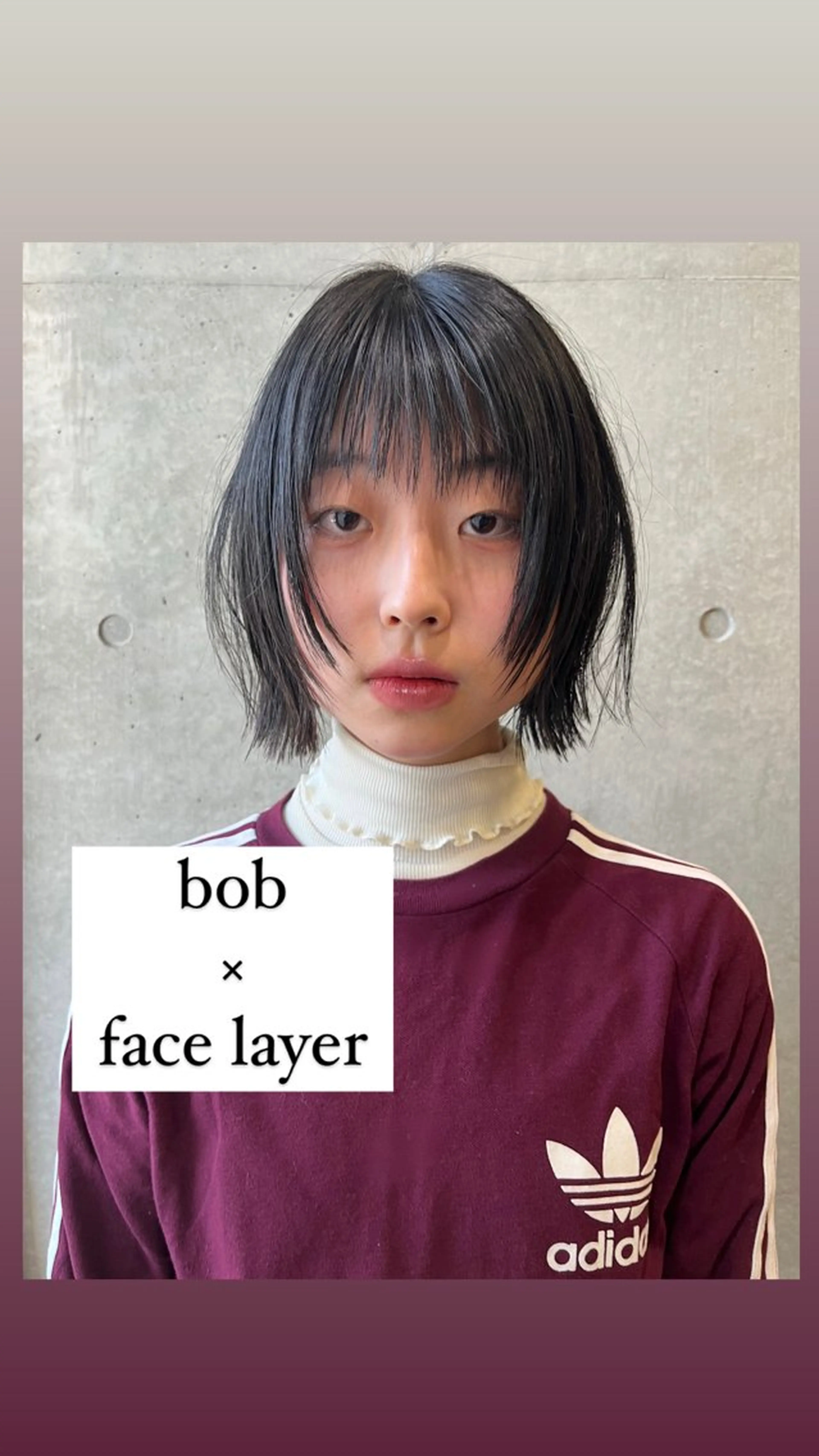 ショート ボブレイヤー ボブ 顔まわりレイヤー レイヤーカット ウルフカット カット ヘアカラー レイヤーカット\ウル フ　chinatsuのヘアスタイル