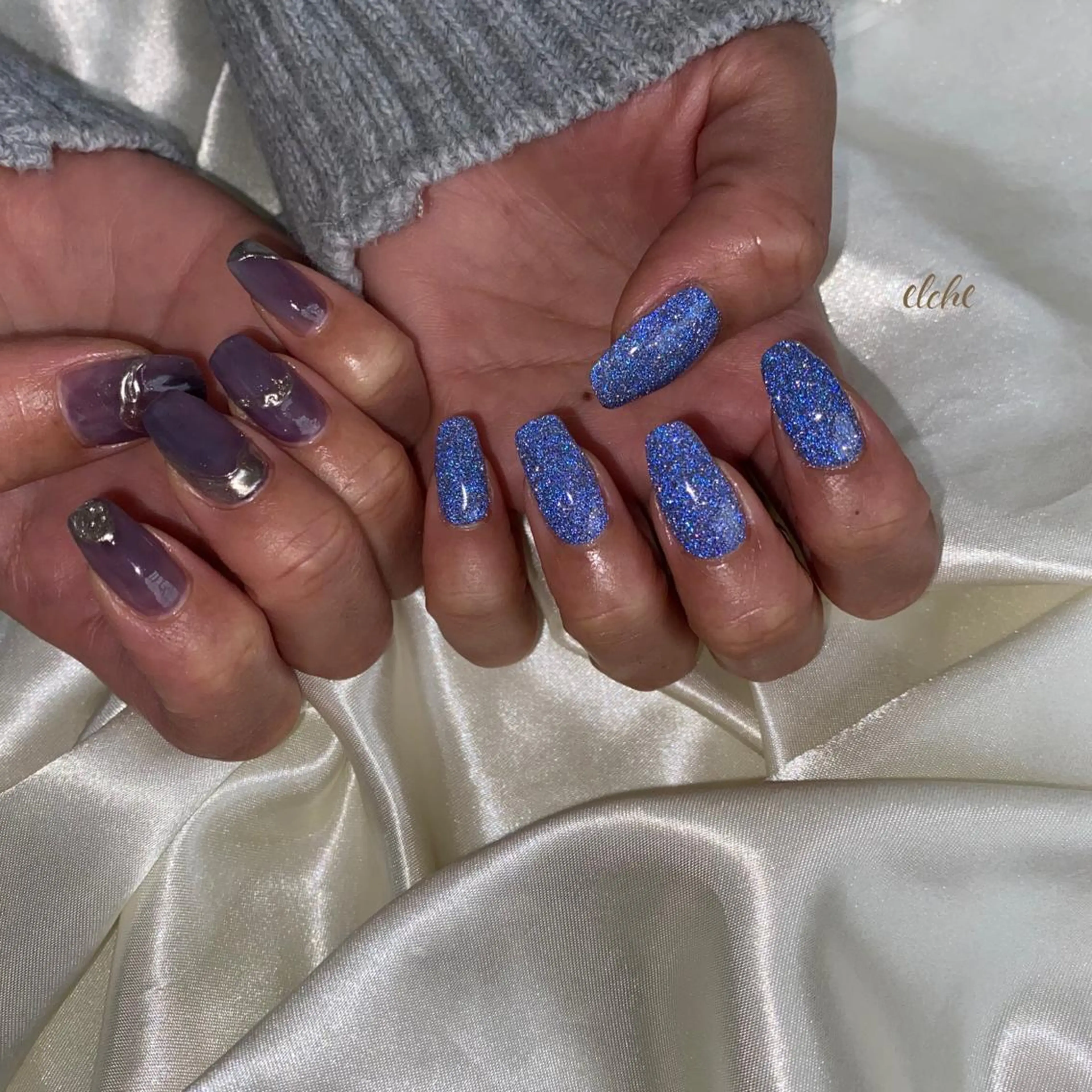 ネイル フラッシュネイル Rio 𓍼のネイルデザイン