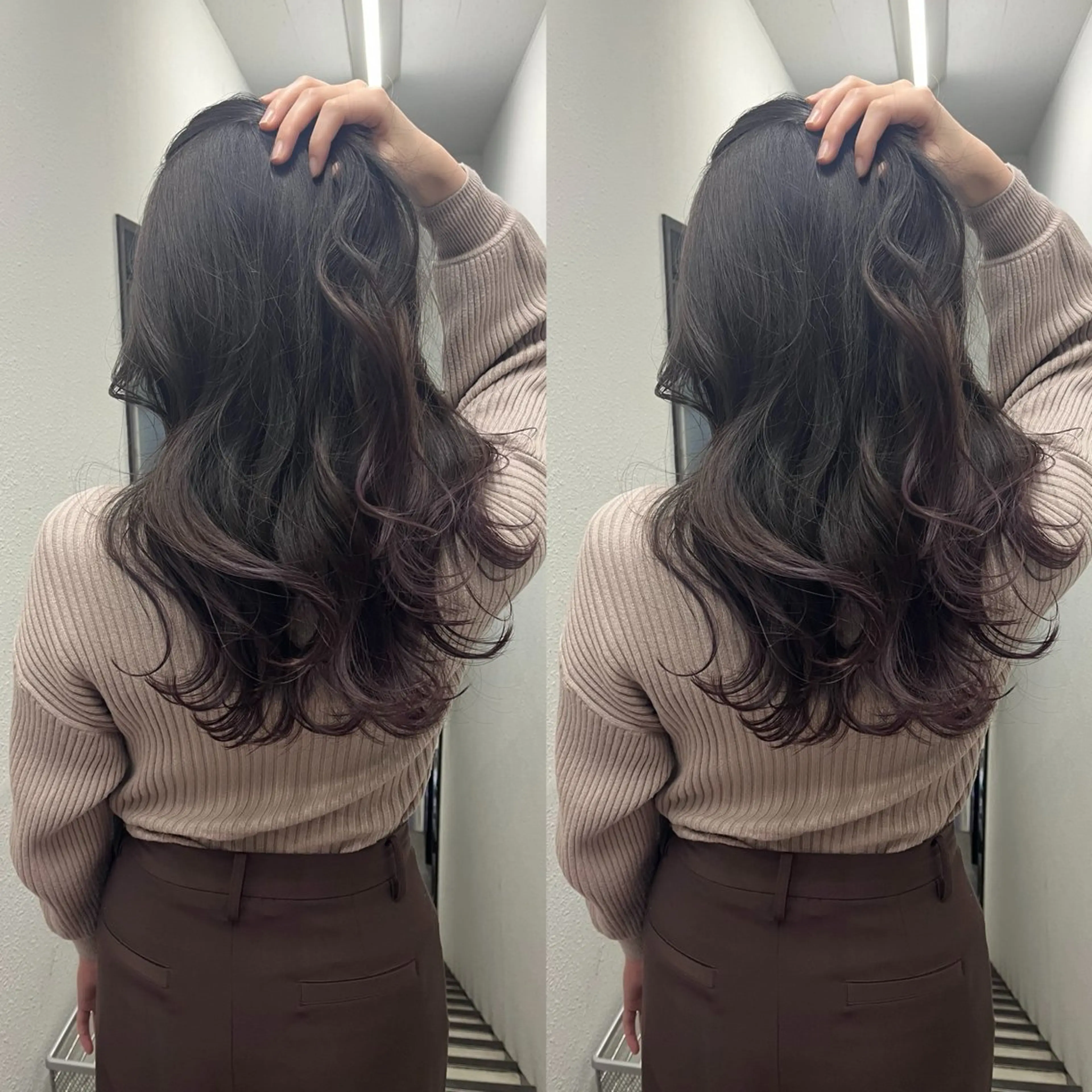 ロング カット ヘアカラー 💗レイヤーショート ボブ艶髪/竜也💗のヘアスタイル