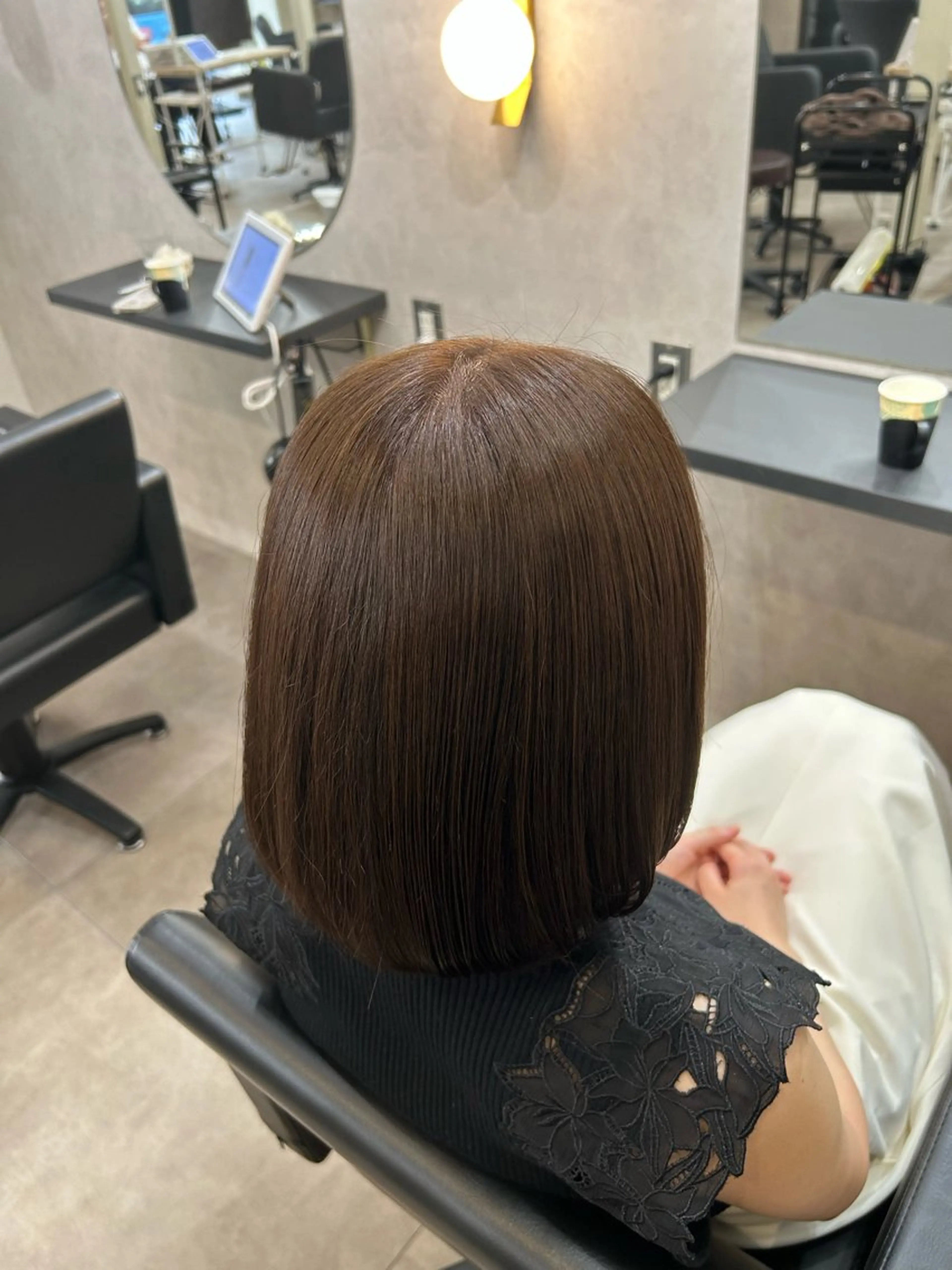 ショート カラー ヘアカラー 石原 侑季のヘアスタイル