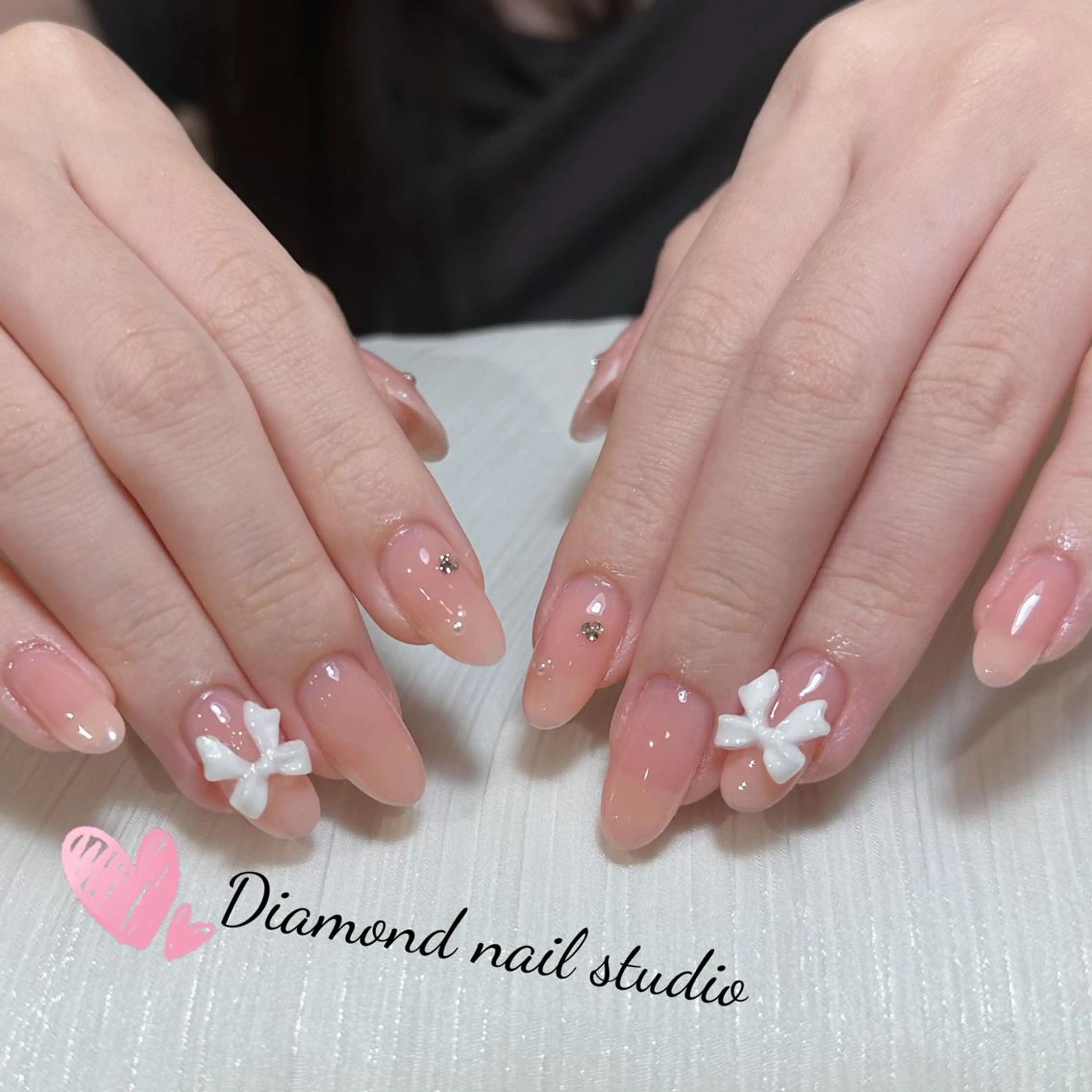 ネイル アートネイル オーロラネイル ガーリー キラキラネイル 韓国ネイル ハンドネイル DIAMOND Nail🍒のネイルデザイン